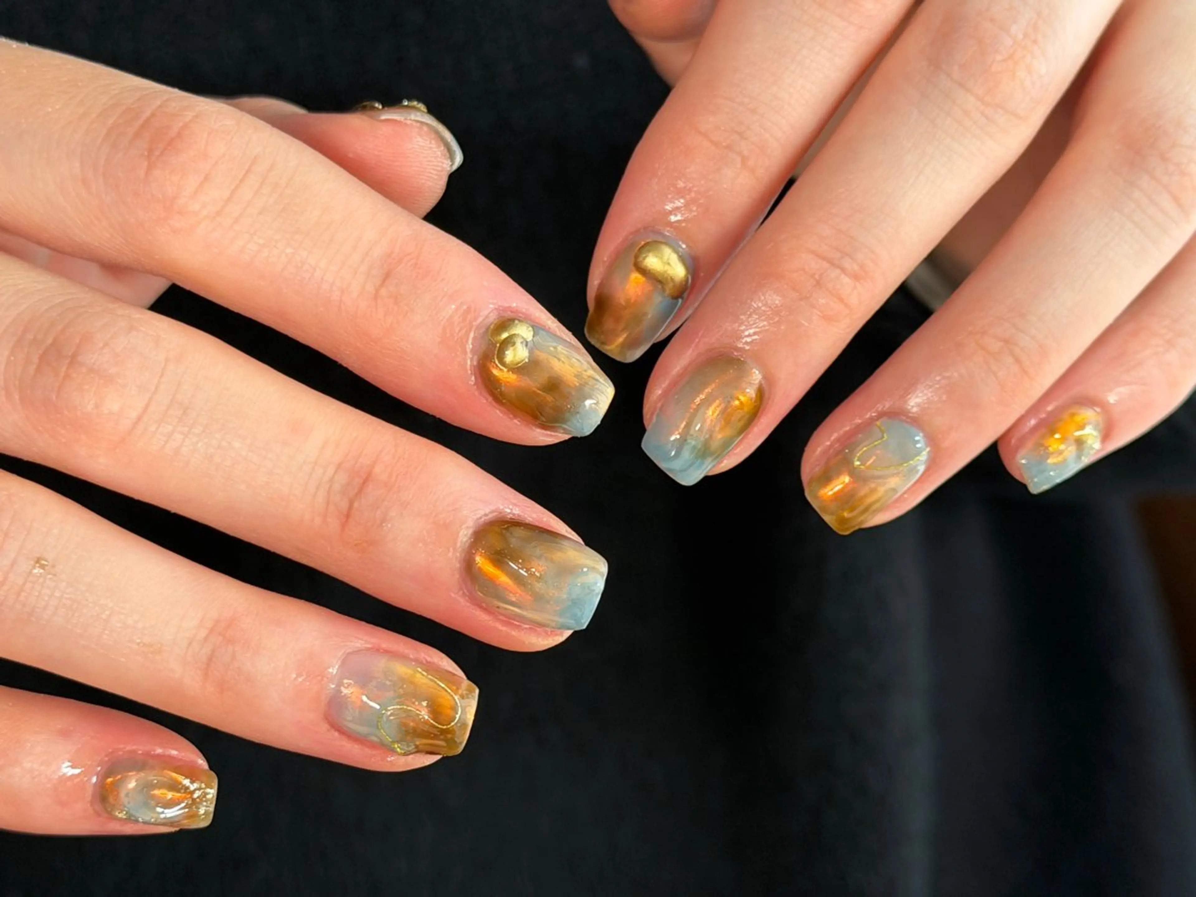 ネイル ハンドネイル 33 nail salon 徳山里美のネイルデザイン