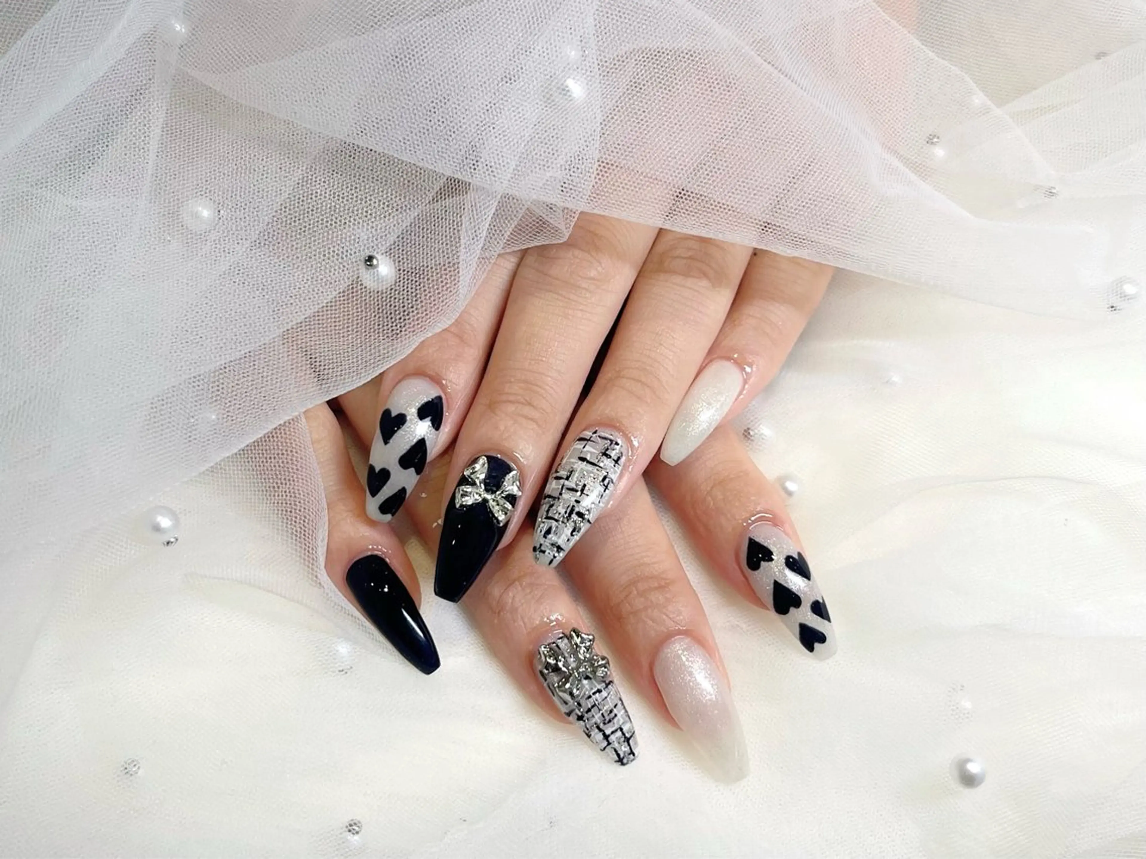 ネイル ツイードネイル ちゅるんネイル ✨🎀AMIのネイルデザイン