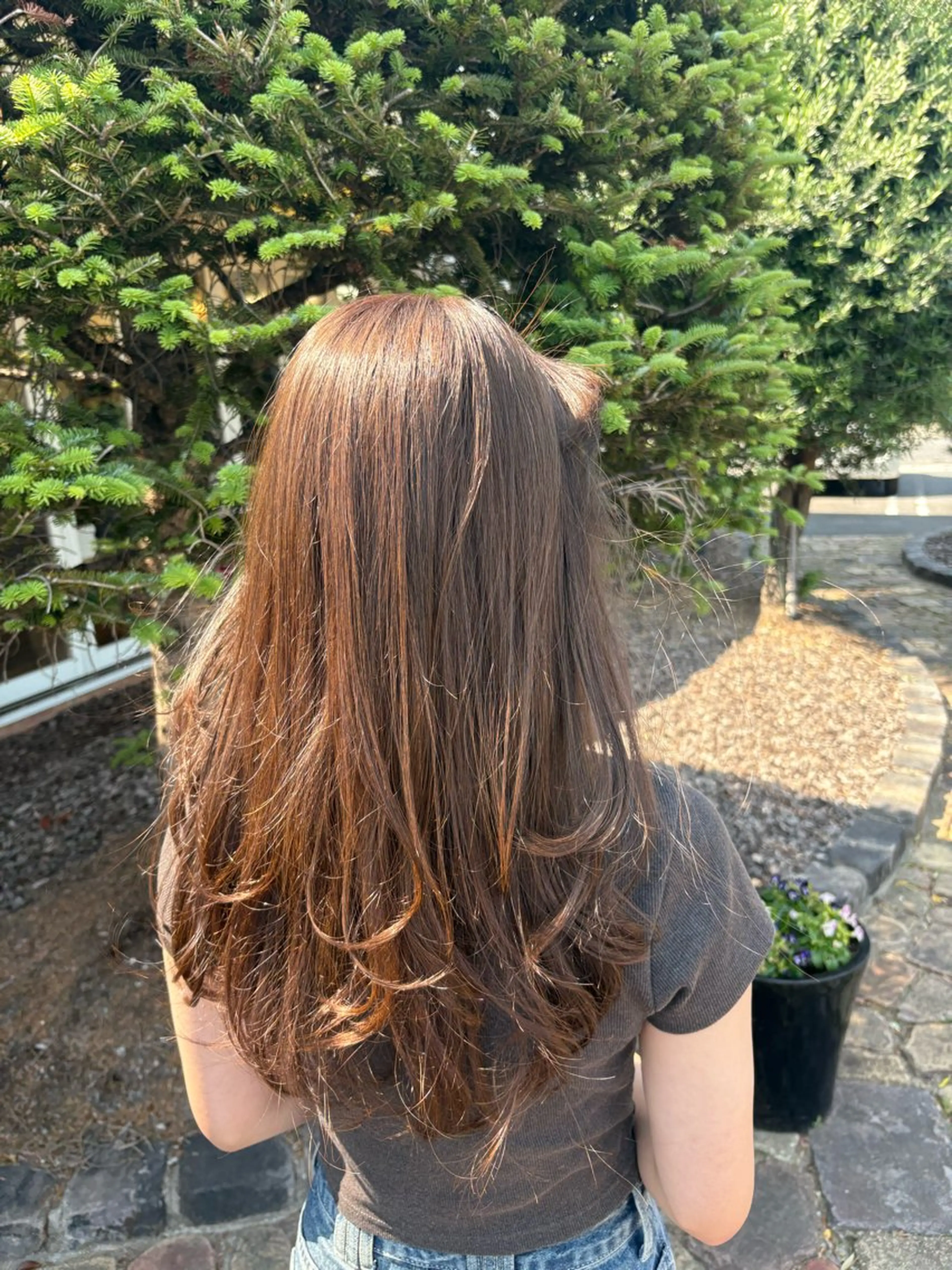 ロング カラー カット ヘアカラー Flat /rina🧸のヘアスタイル