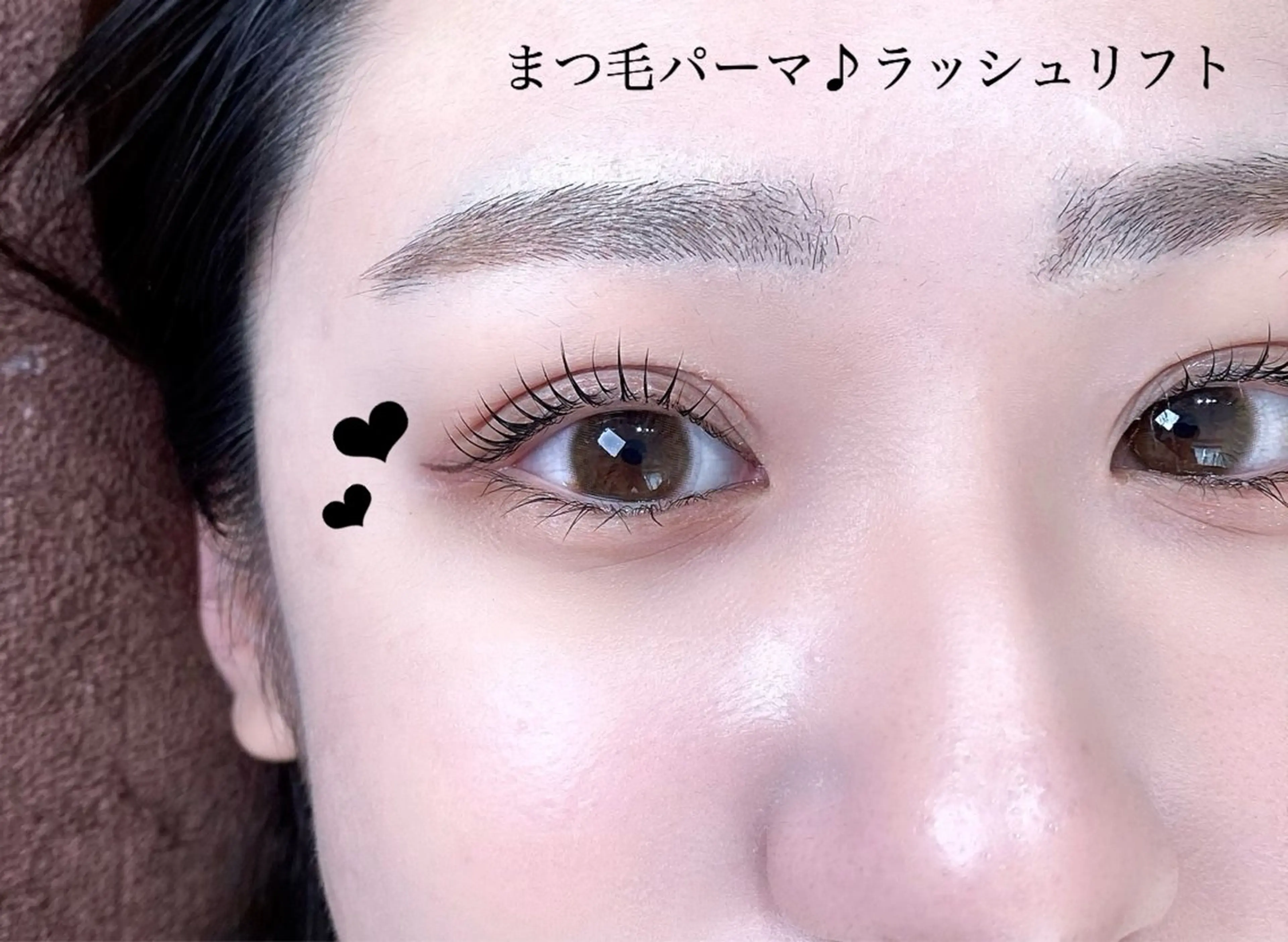 マツエク・マツパ パリジェンヌラッシュリフト 一重×まつ毛パーマ THROW KAORIのマツエク・マツパデザイン