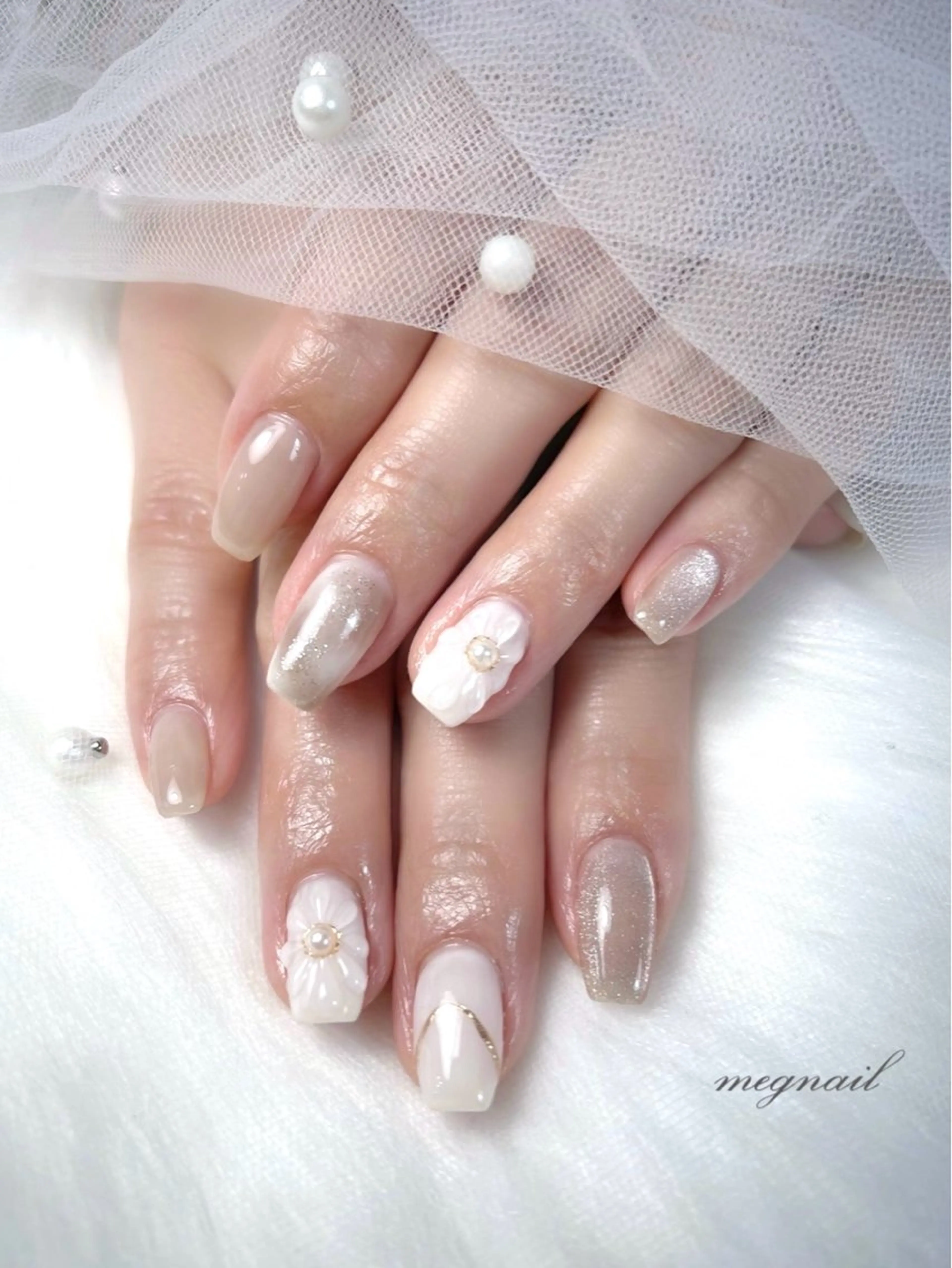 ネイル ハンドネイル meg nailのネイルデザイン