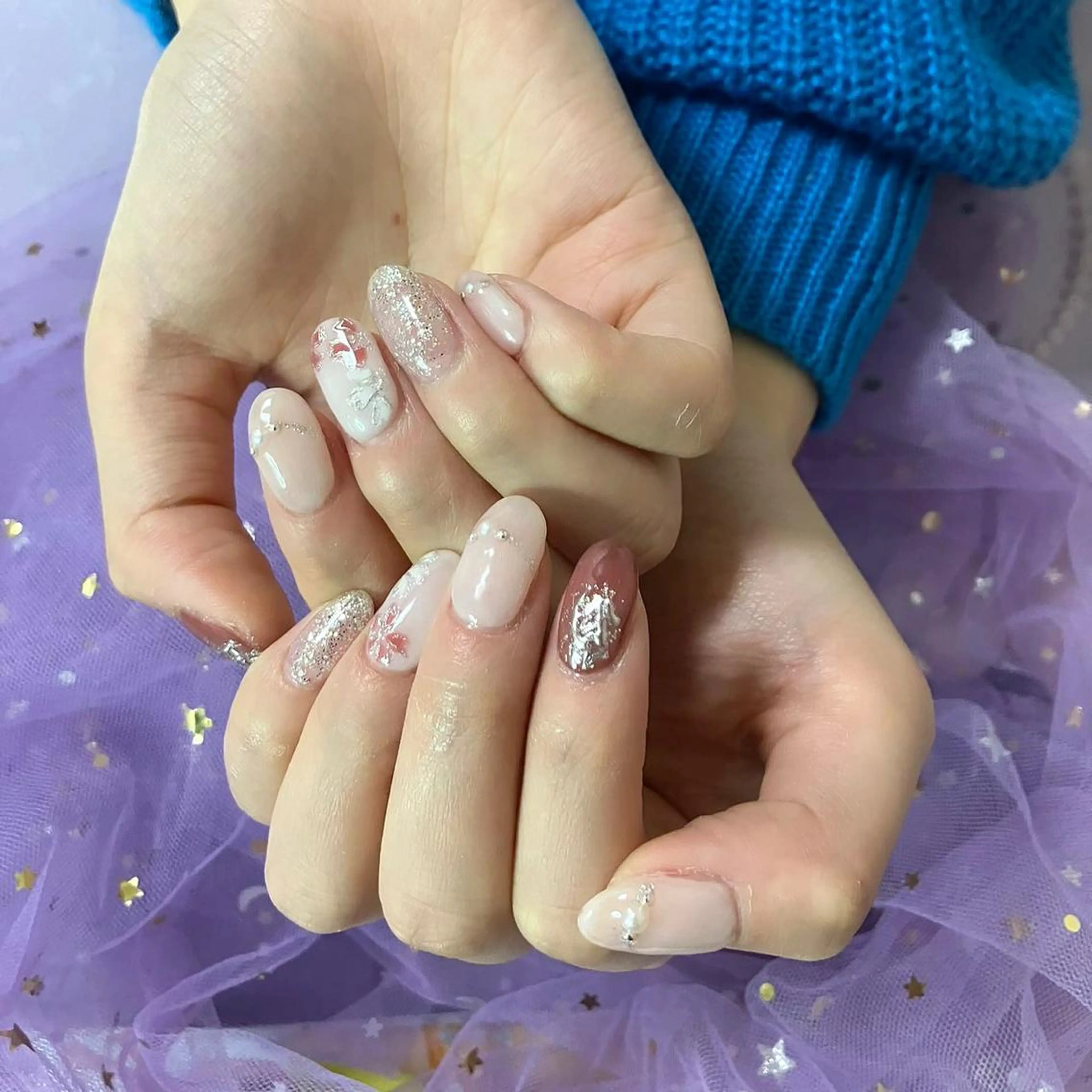 ネイル 持ち込み 畠山 ゆいのネイルデザイン