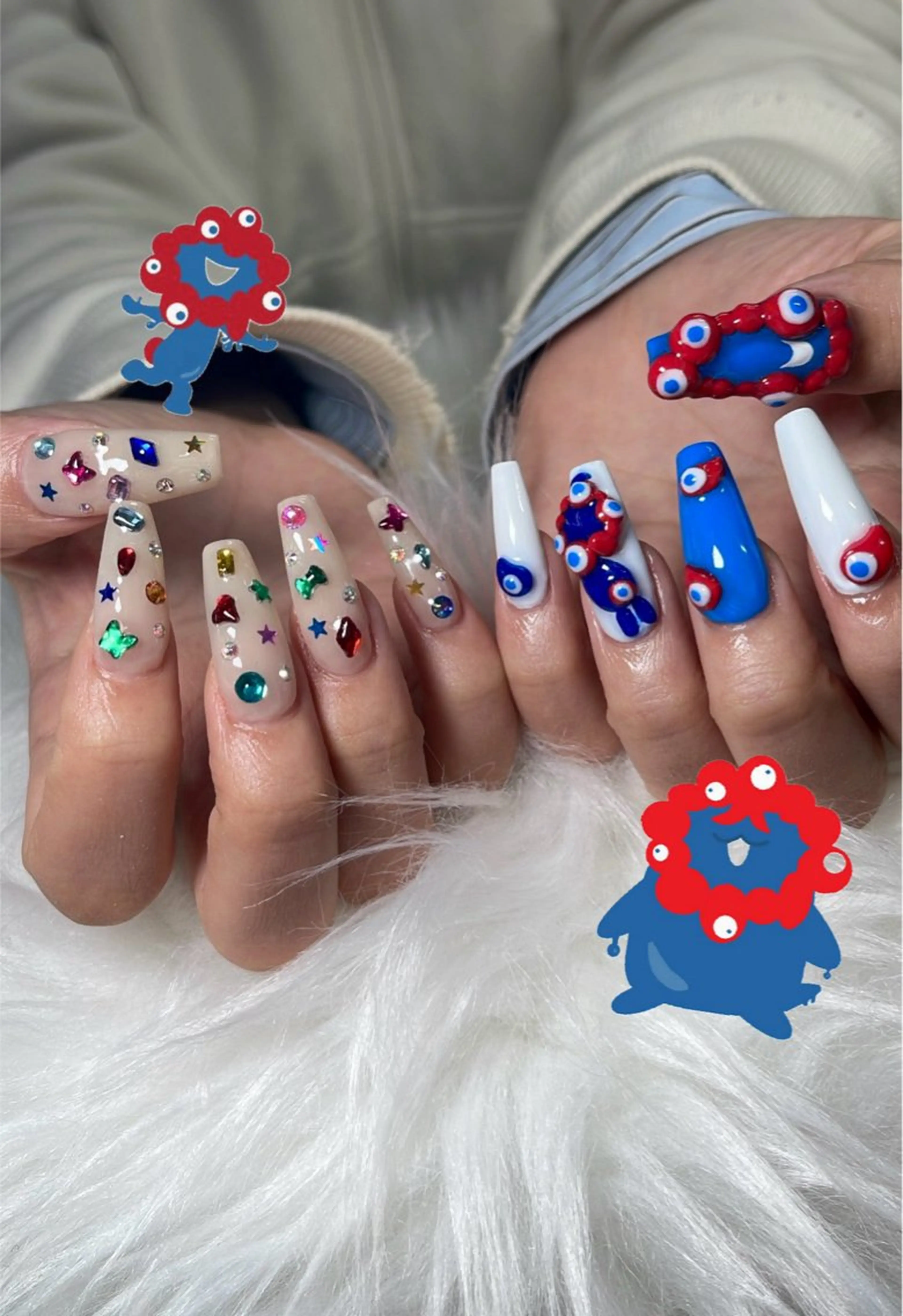 ロング Nail Salon L'arc所属・☆Mèo ☆のネイルデザイン
