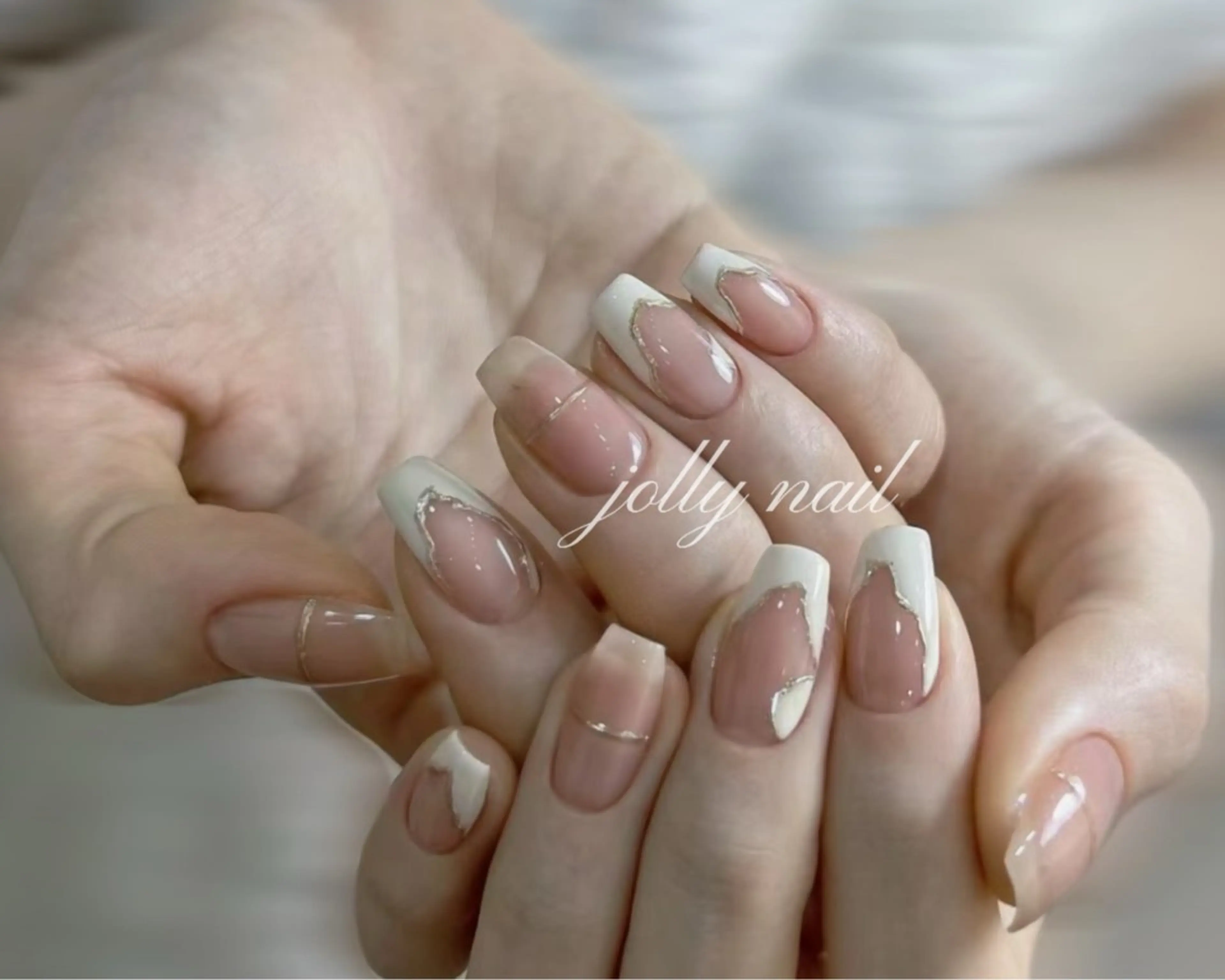 ネイル ハンドネイル Meri💅ジェル& チップ長さだし専門のネイルデザイン