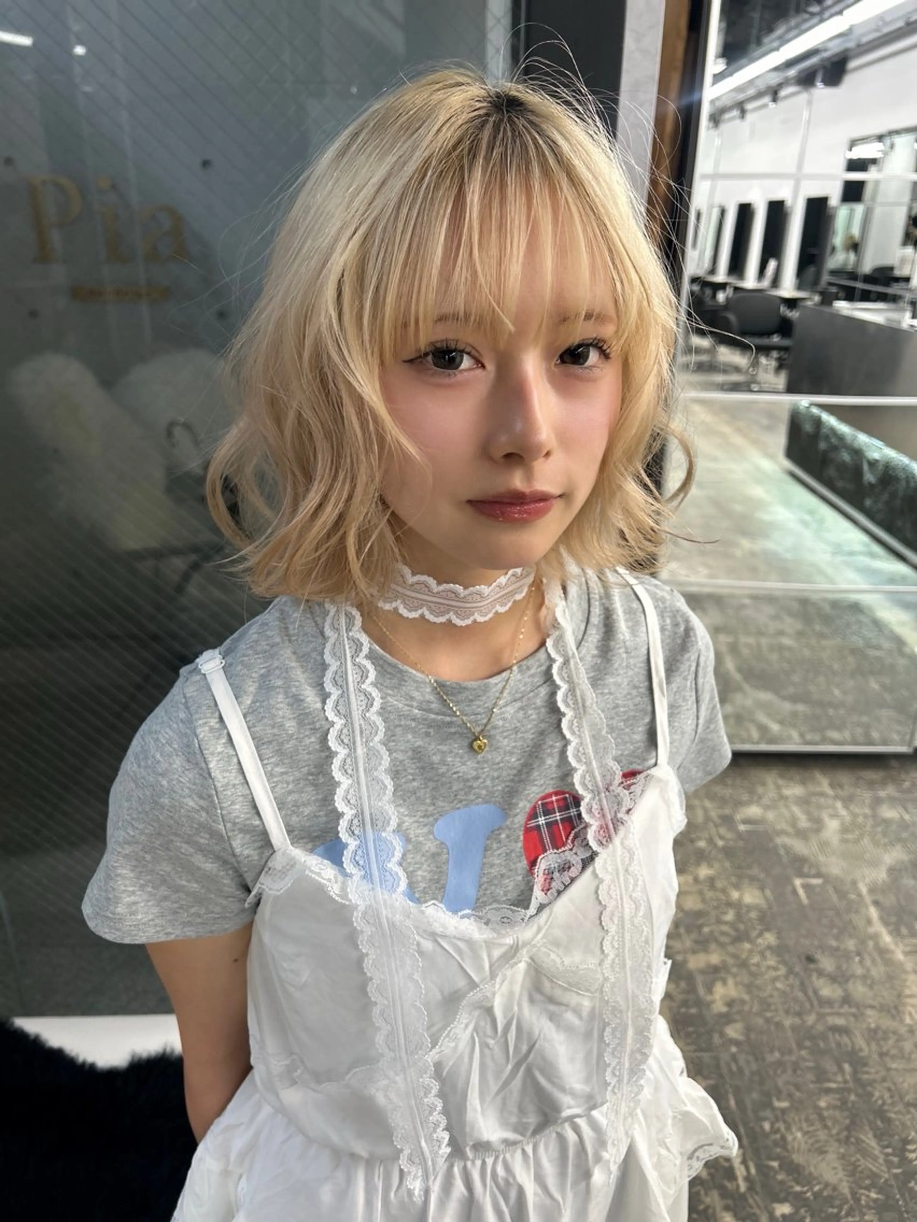 ヘアカラー トリートメント レイカ /ハイトーンのヘアスタイル