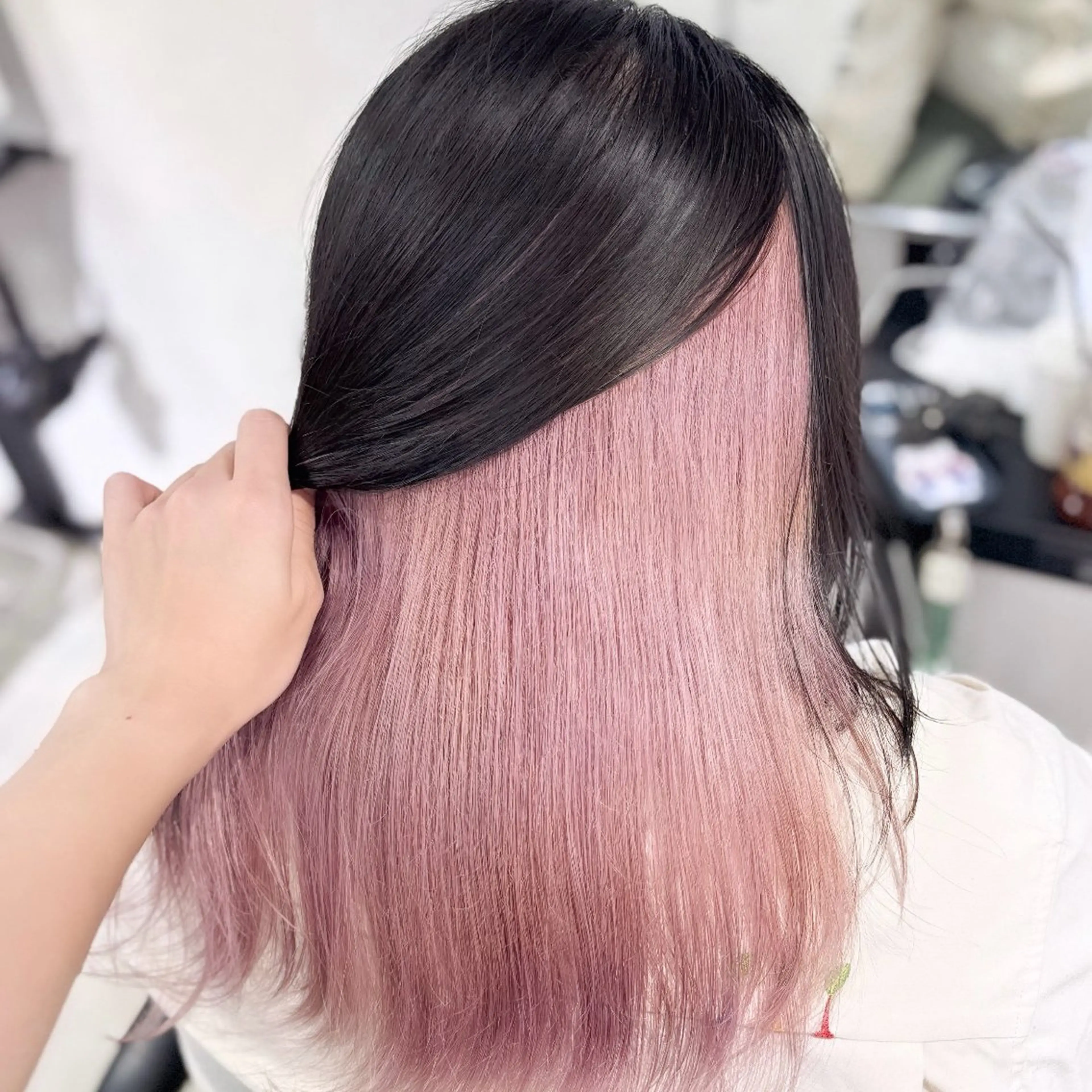 カラー ヘアアレンジ ハイトーンカラー 艶髪ハイトーン/ ブロンド/Nagiのヘアスタイル