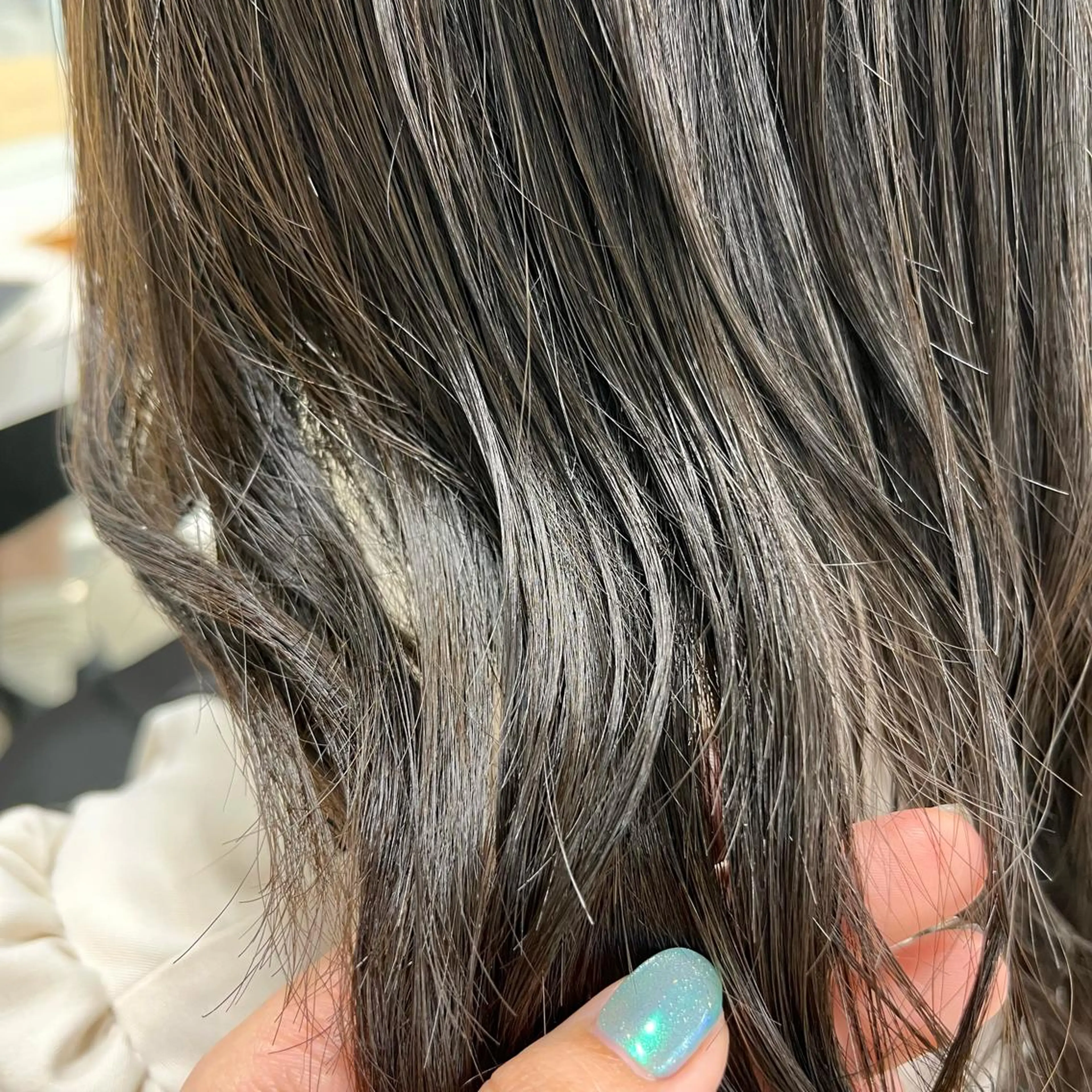 セミロング カラー アッシュ カット ヘアカラー トリートメント 【メンズ縮毛矯正/ Ryokaのヘアスタイル