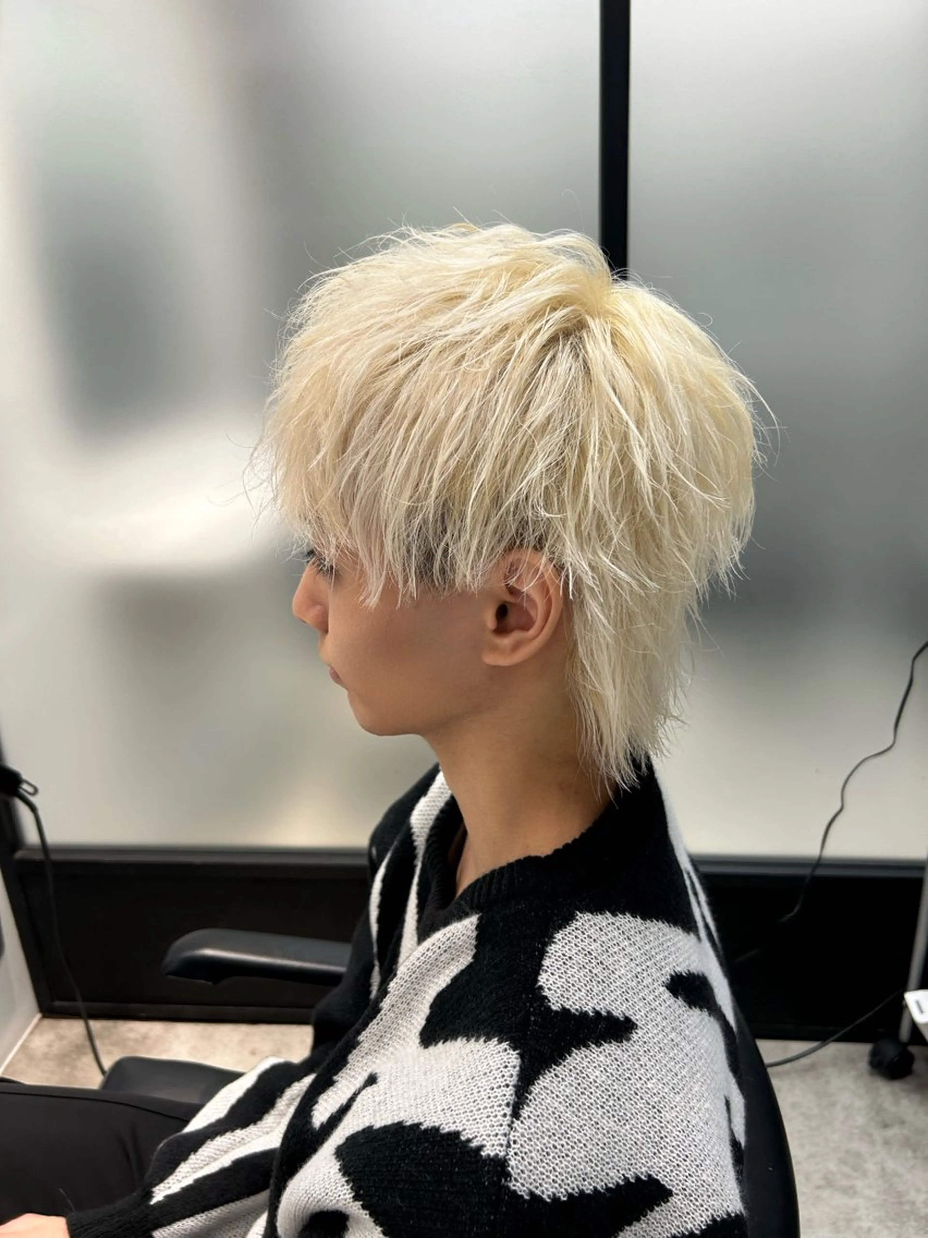 カラー メンズ 抜きっぱなしブロンド ブロンド ホワイトブロンド 渋谷メンズヘア/ 加藤優一のヘアスタイル