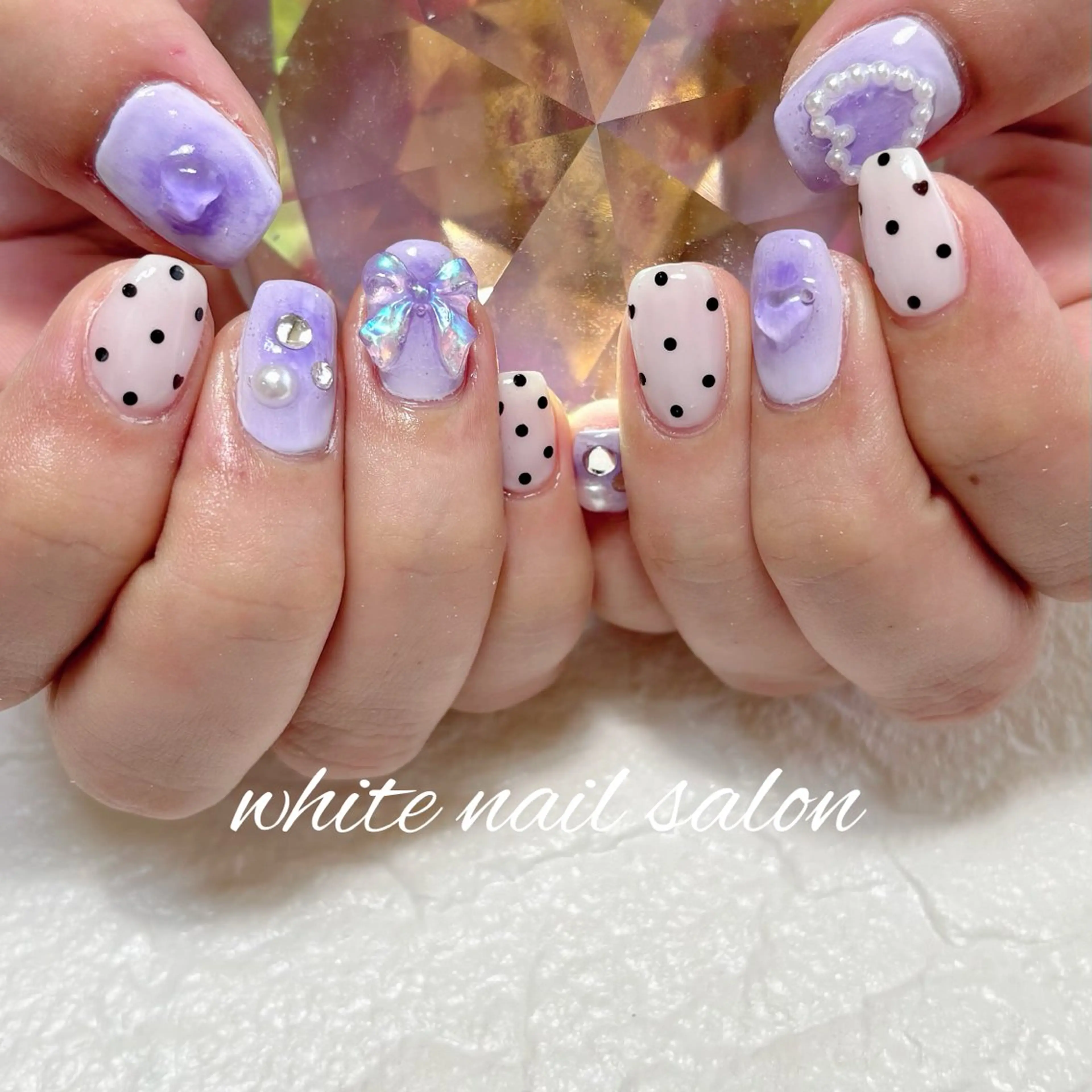 ネイル フットネイル 持ち込み ハンドネイル white nail salonのネイルデザイン