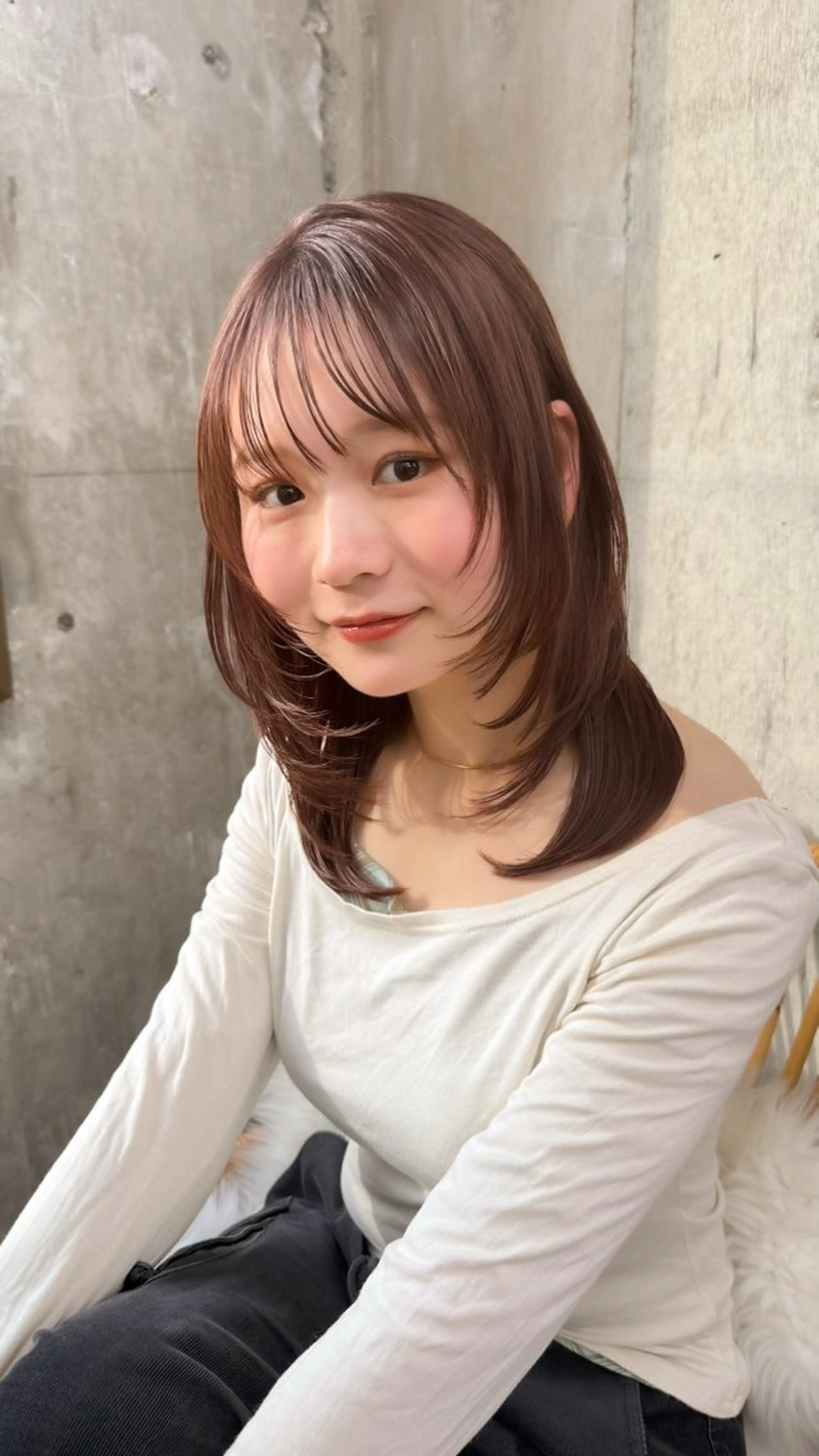 🍇韓国女子人気NO.1🍇抜け感ブラウンカラー🧸➕保湿ケアトリートメント付きの写真