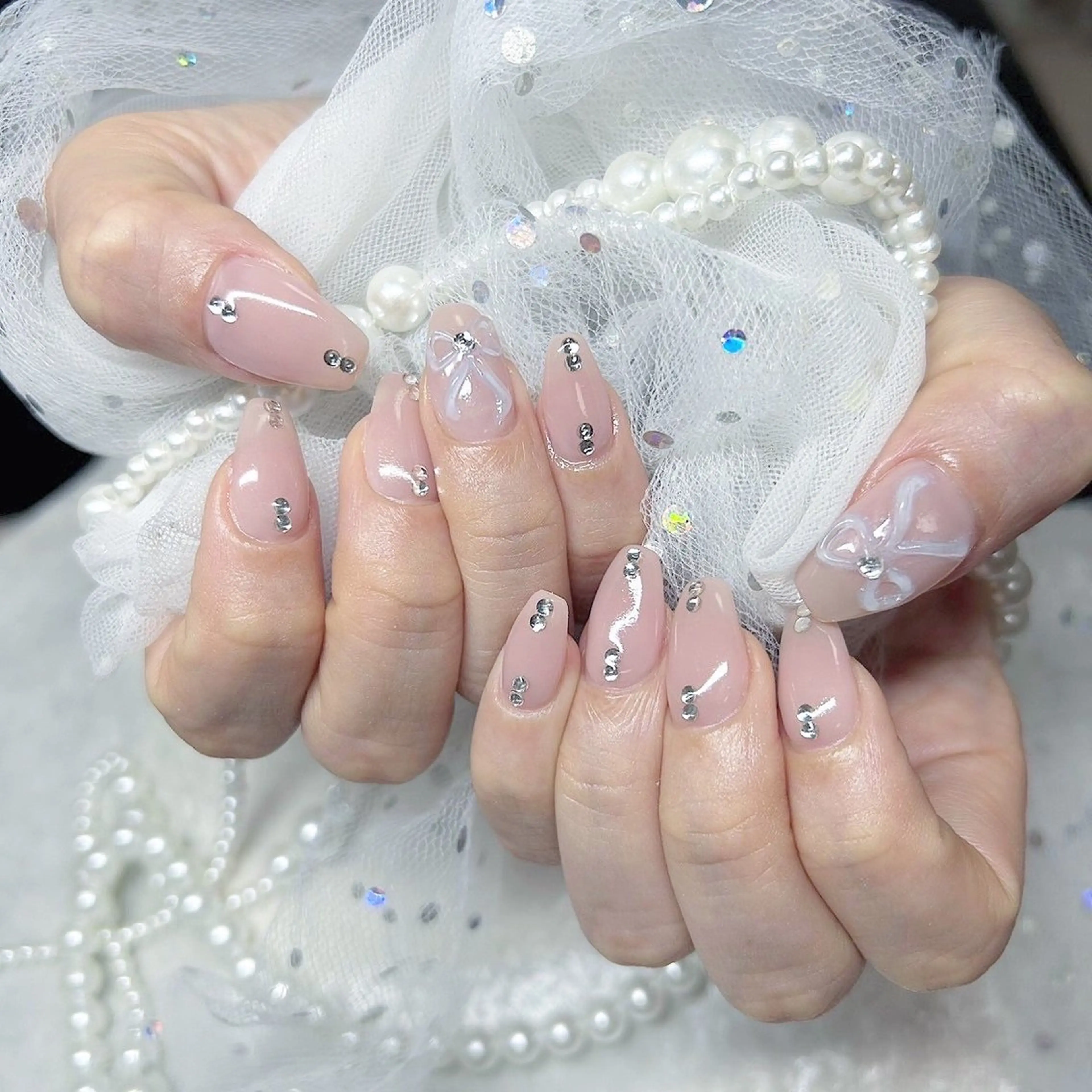 ネイル アートネイル 長さ出し フットネイル 韓国ネイル マグネットネイル ハンドネイル Kanako 💫のネイルデザイン