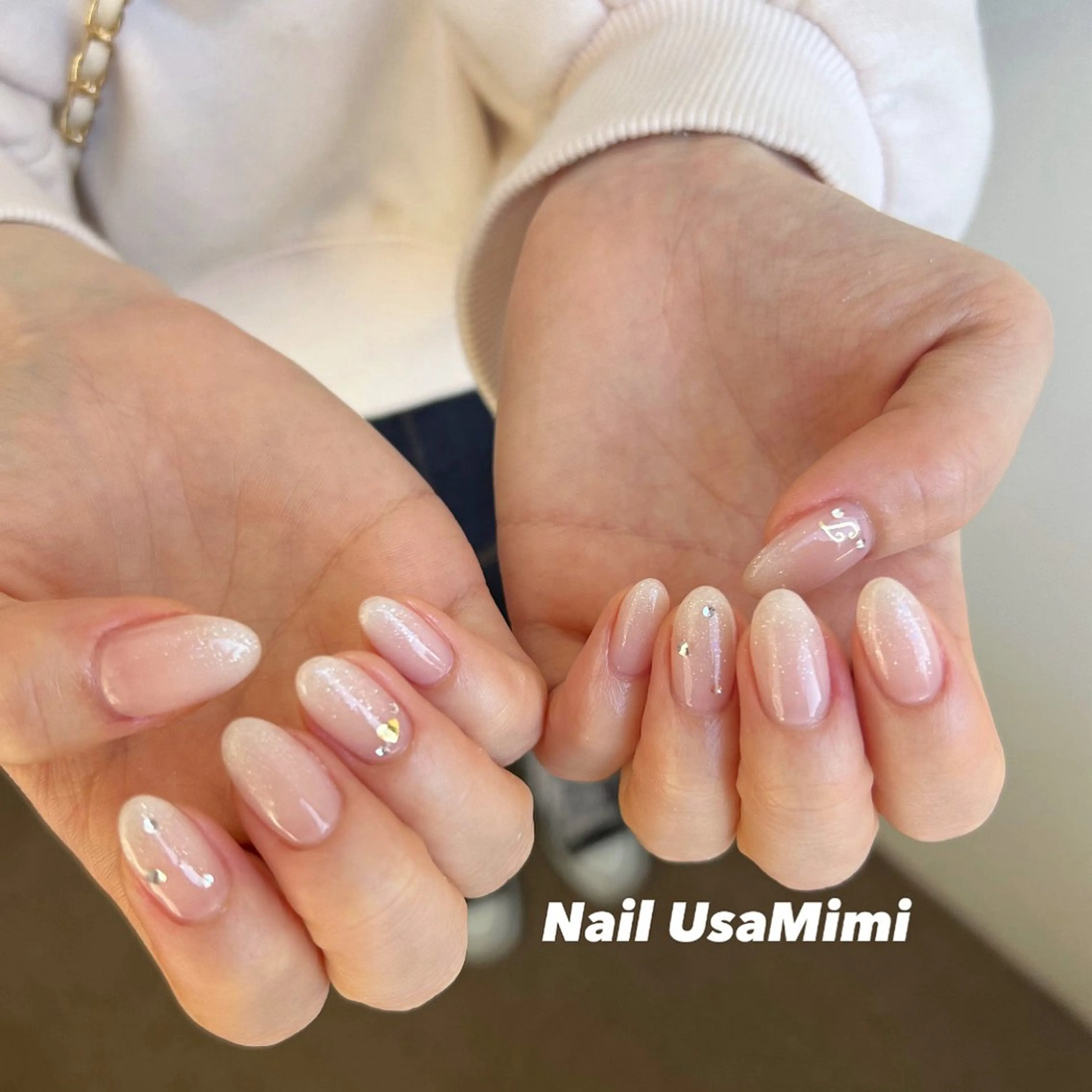 ネイル ジェルネイル 韓国ネイル マグネットネイル 持ち込み ワンカラーネイル 本町NailUsa Mimi RIKOのネイルデザイン