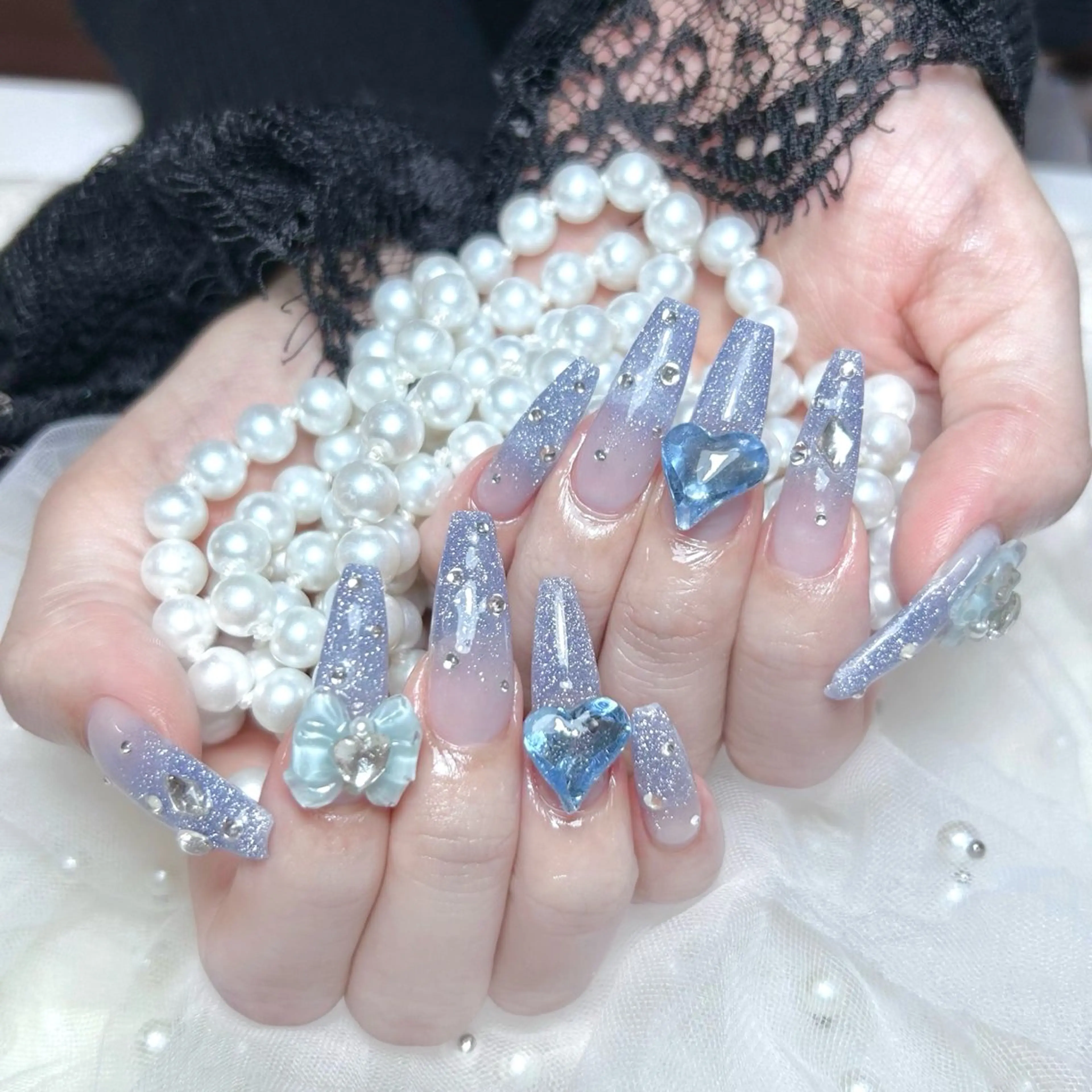 ネイル ハンドネイル M🌷nail 長さだし専門店のネイルデザイン