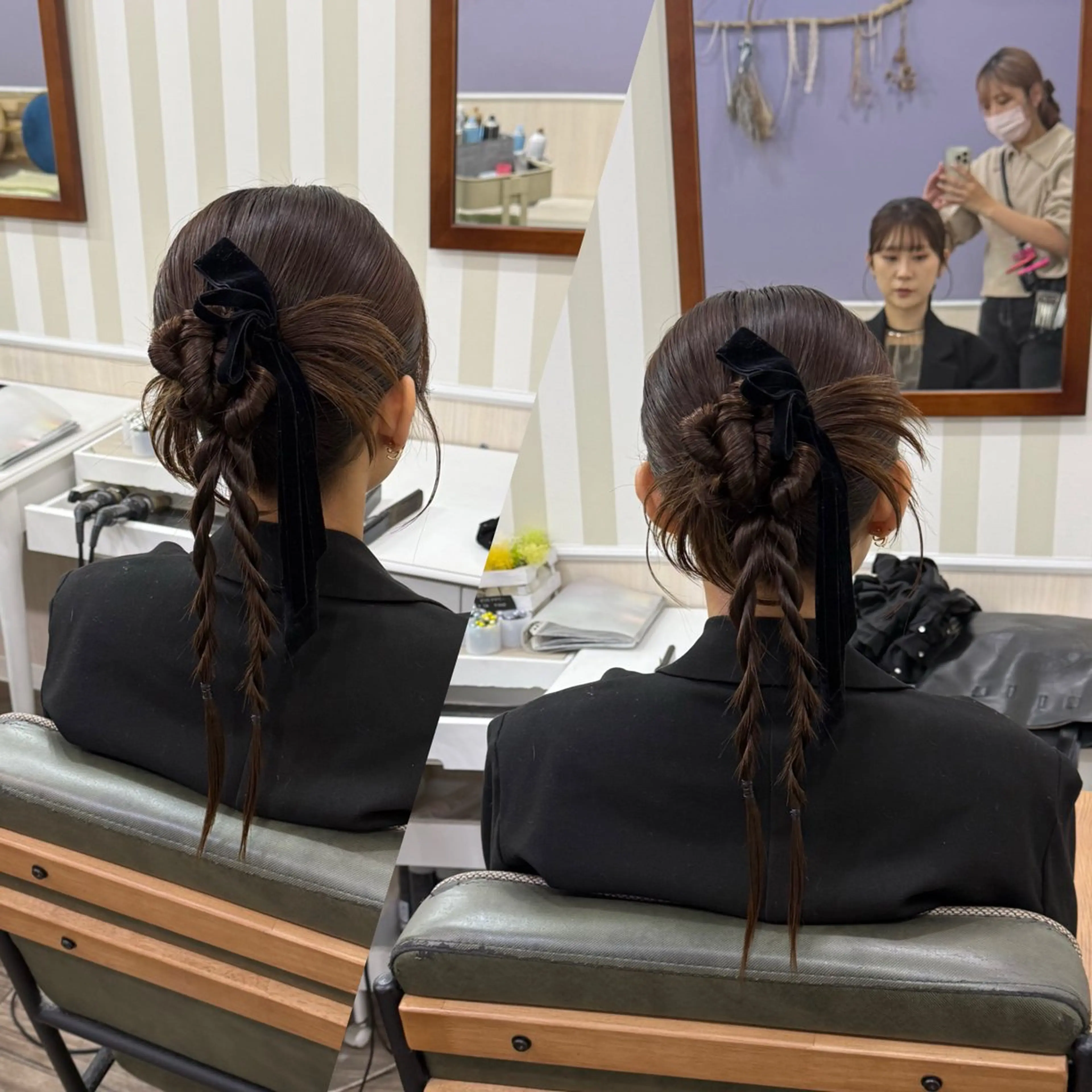 ヘアアレンジ ヘアセット 🤍AIRA🤍のヘアスタイル