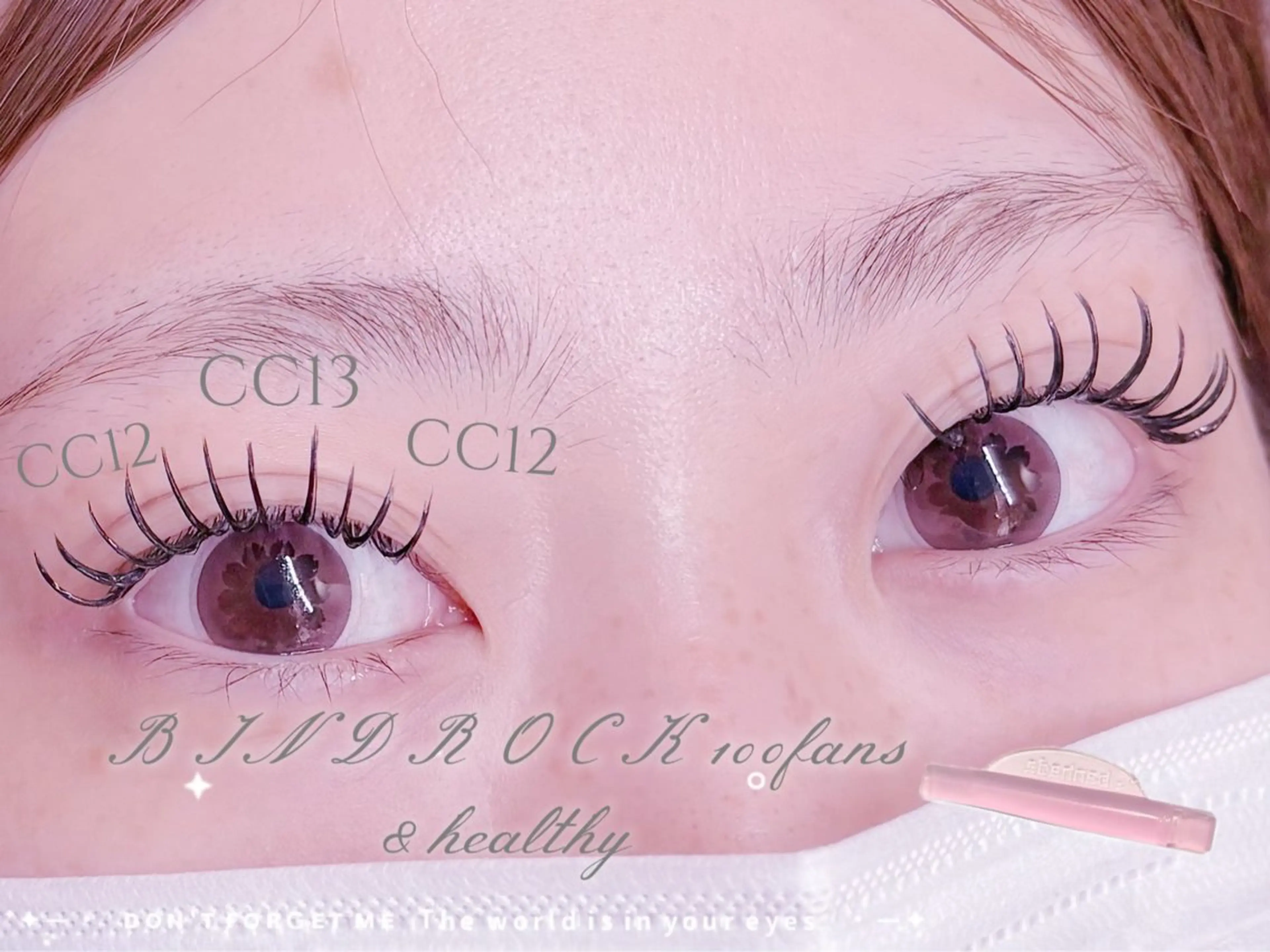 マツエク・マツパ バインドロック 束感まつ毛 韓国風マツエク ナチュラル マツエク 束感👀エクステ 🍒Izumi👀のマツエク・マツパデザイン