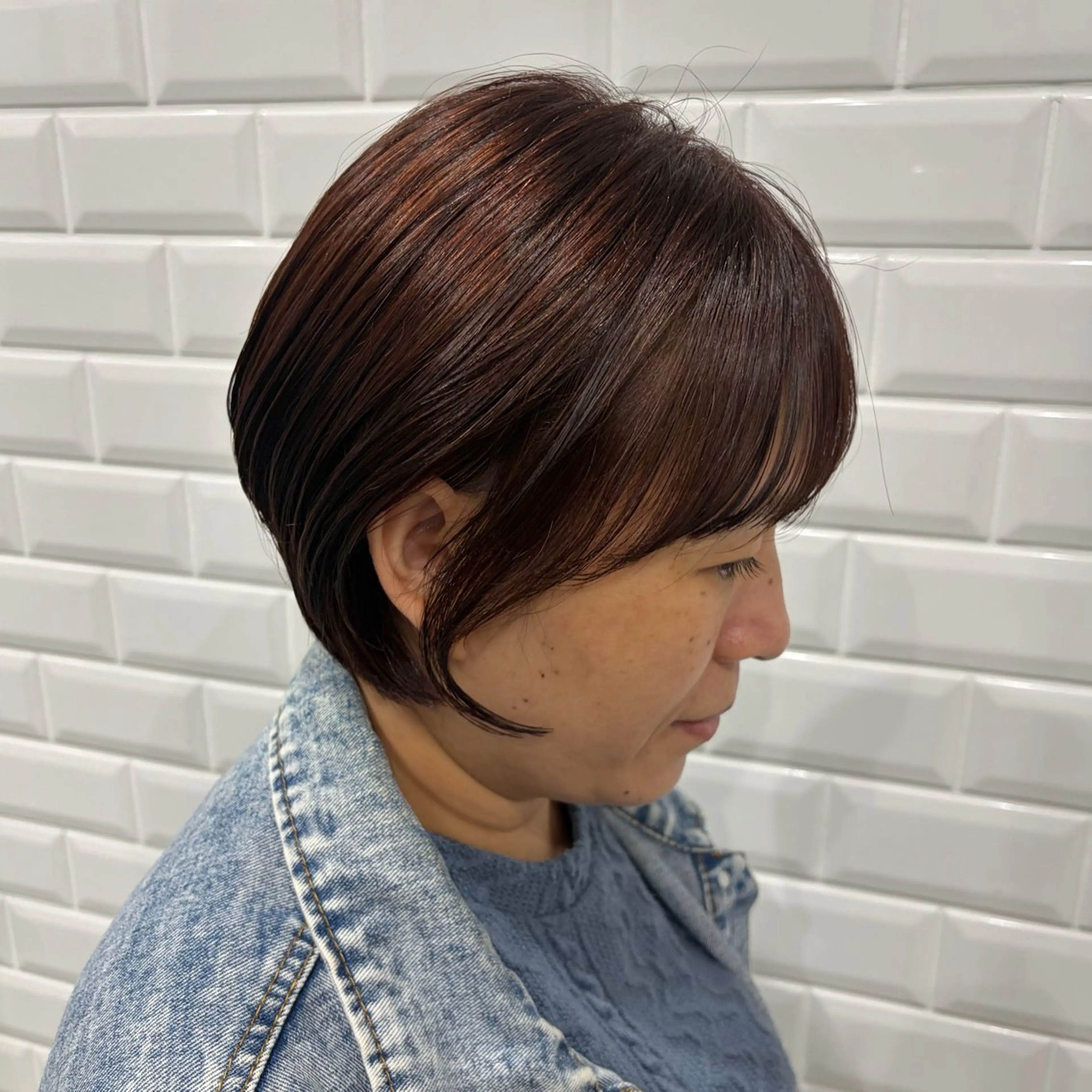 ショート カラー オノデラ ハヅキ/ 横浜のヘアスタイル