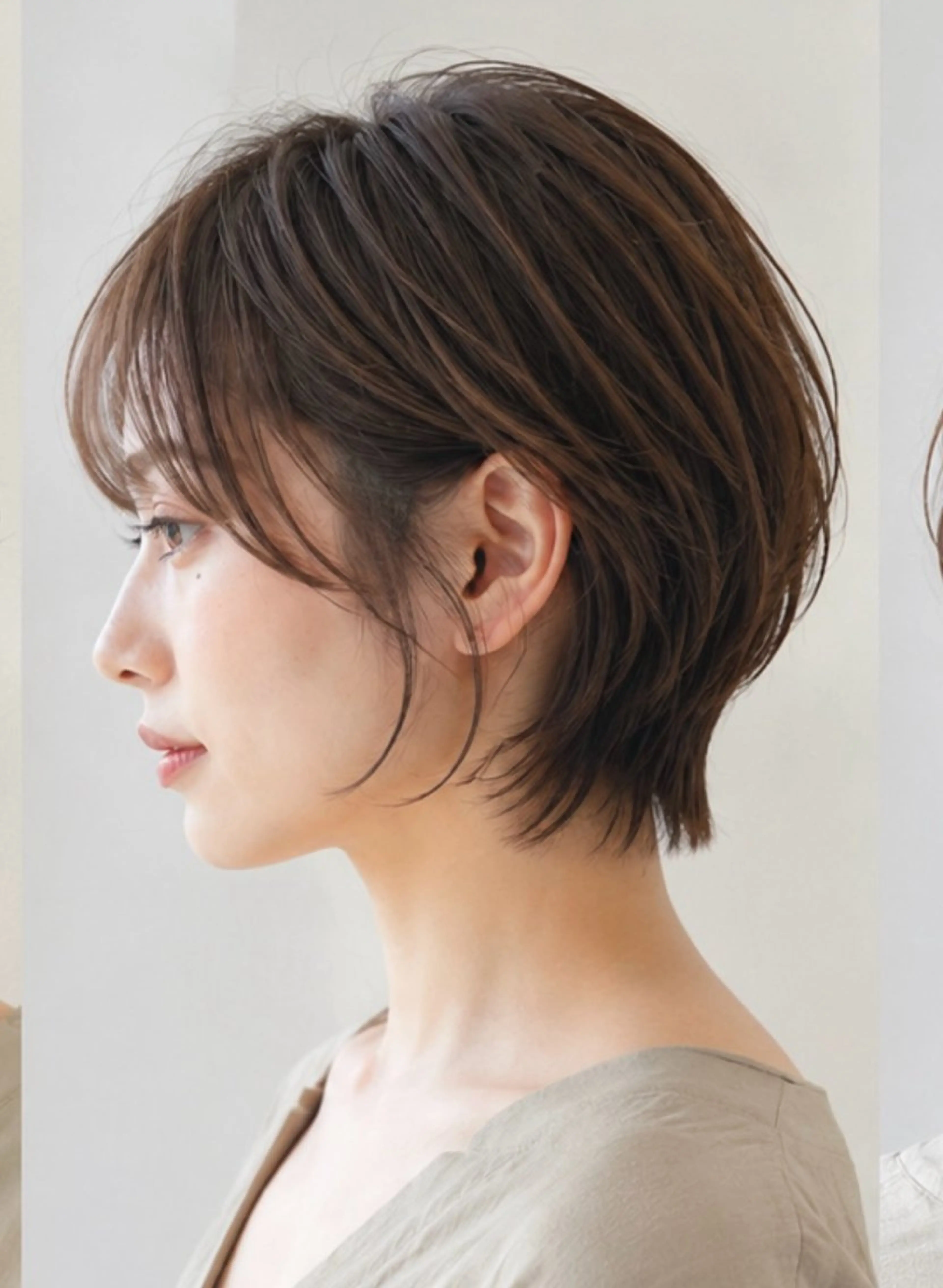 小顔くびれショート / 丸みショート 似合わせカット　　トリートメント付の写真