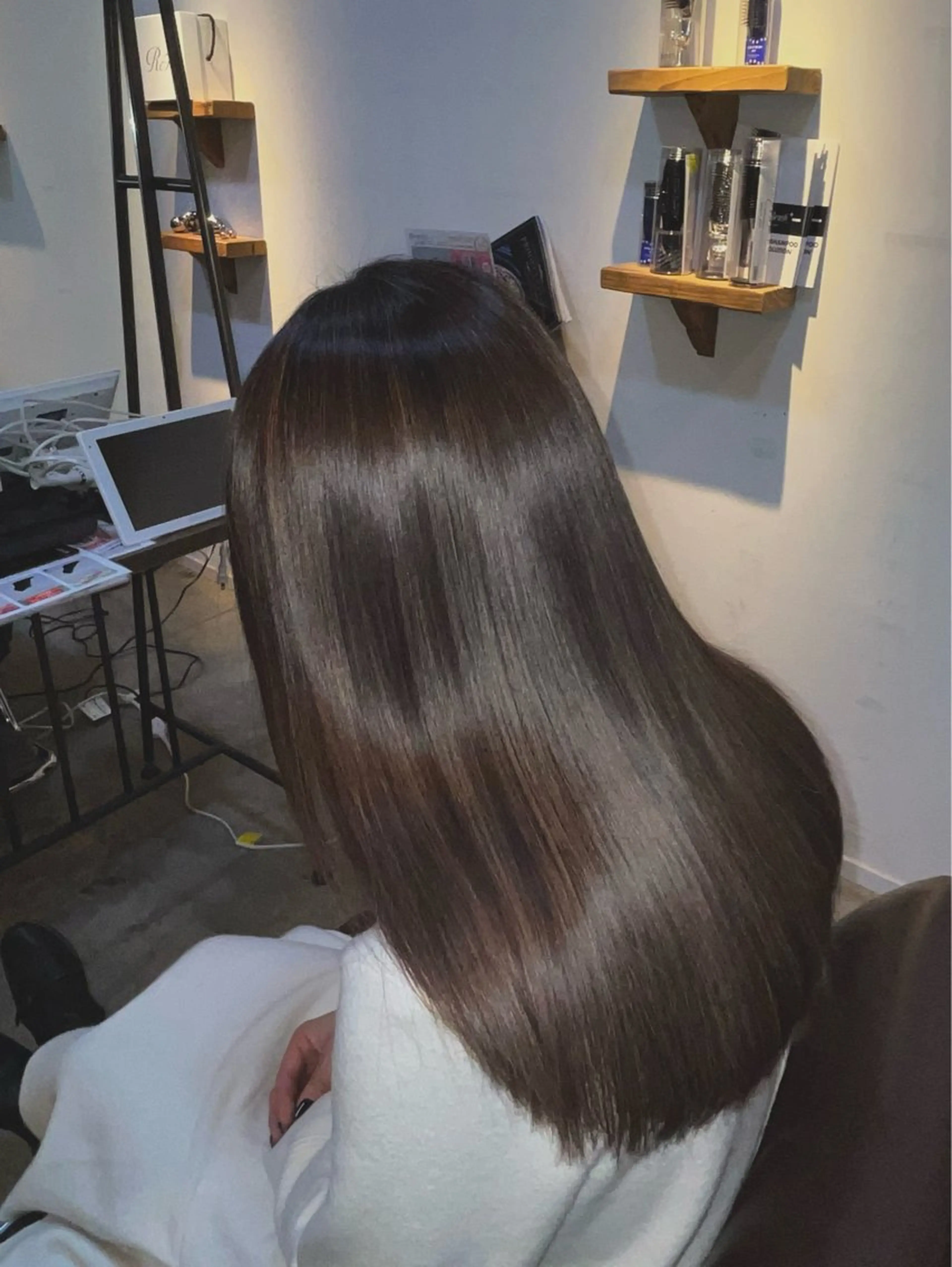 ロング かわの ひとしのヘアスタイル