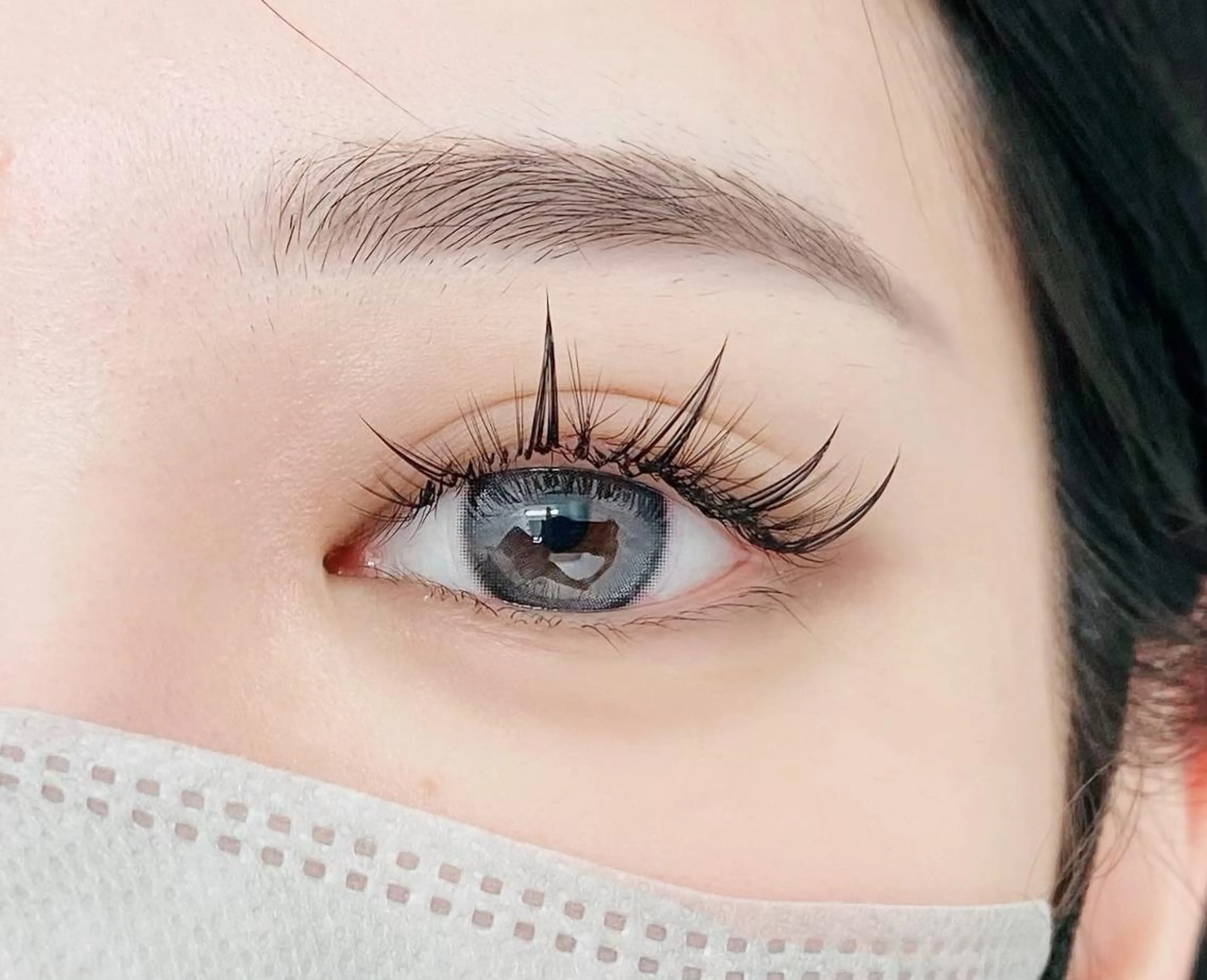 マツエク・マツパ 束感まつ毛 ナチュラル マツエク KUMI🤎Eye lash🌻新大久保のマツエク・マツパデザイン