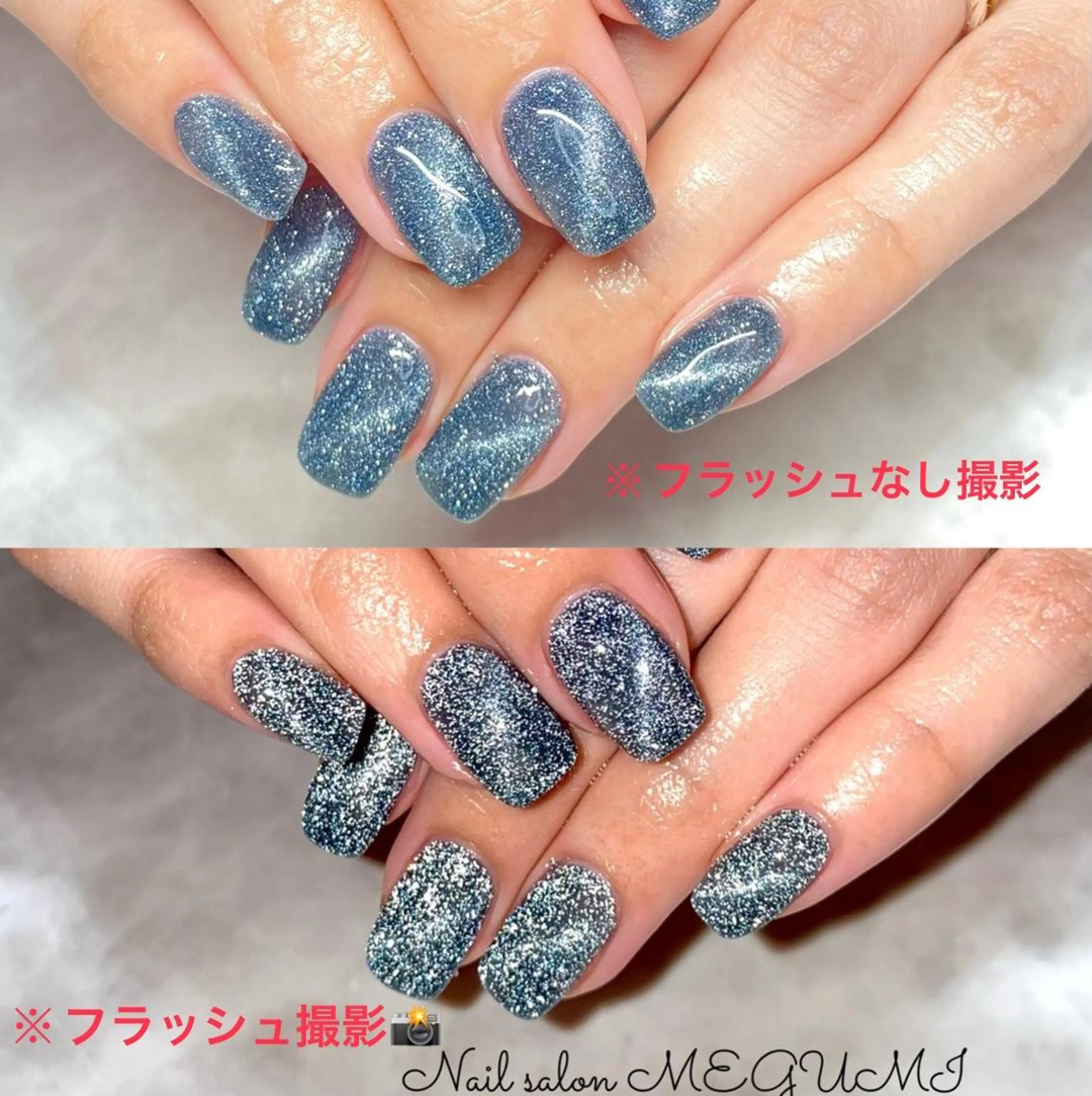 ネイル マグネットネイル マグネットワンカラー ワンカラーネイル Nail salon MEGUMIのネイルデザイン