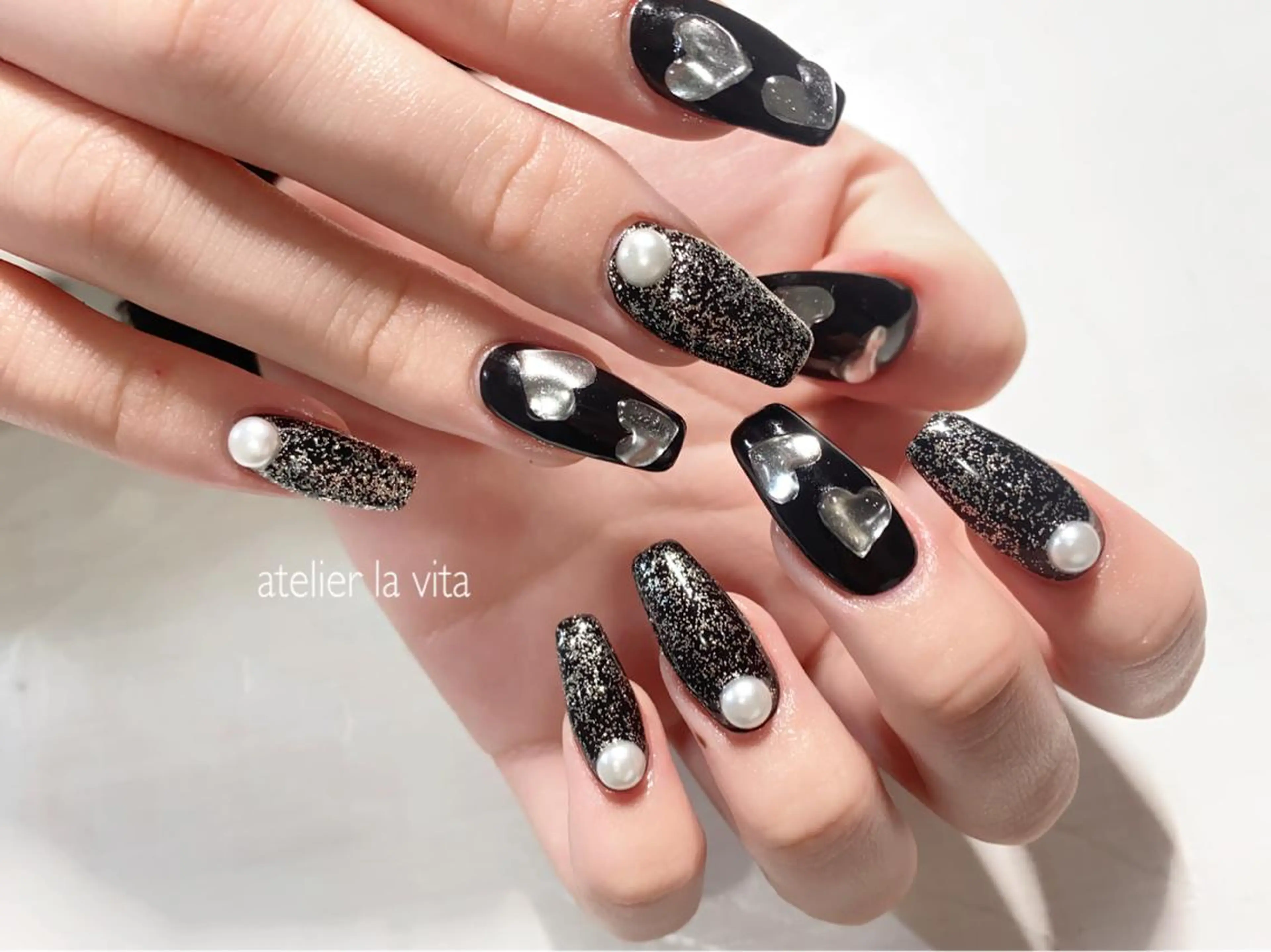 ネイル アートネイル ハート メンズネイル ワンカラーネイル スカルプネイル ハンドネイル lavita. mimuraのネイルデザイン