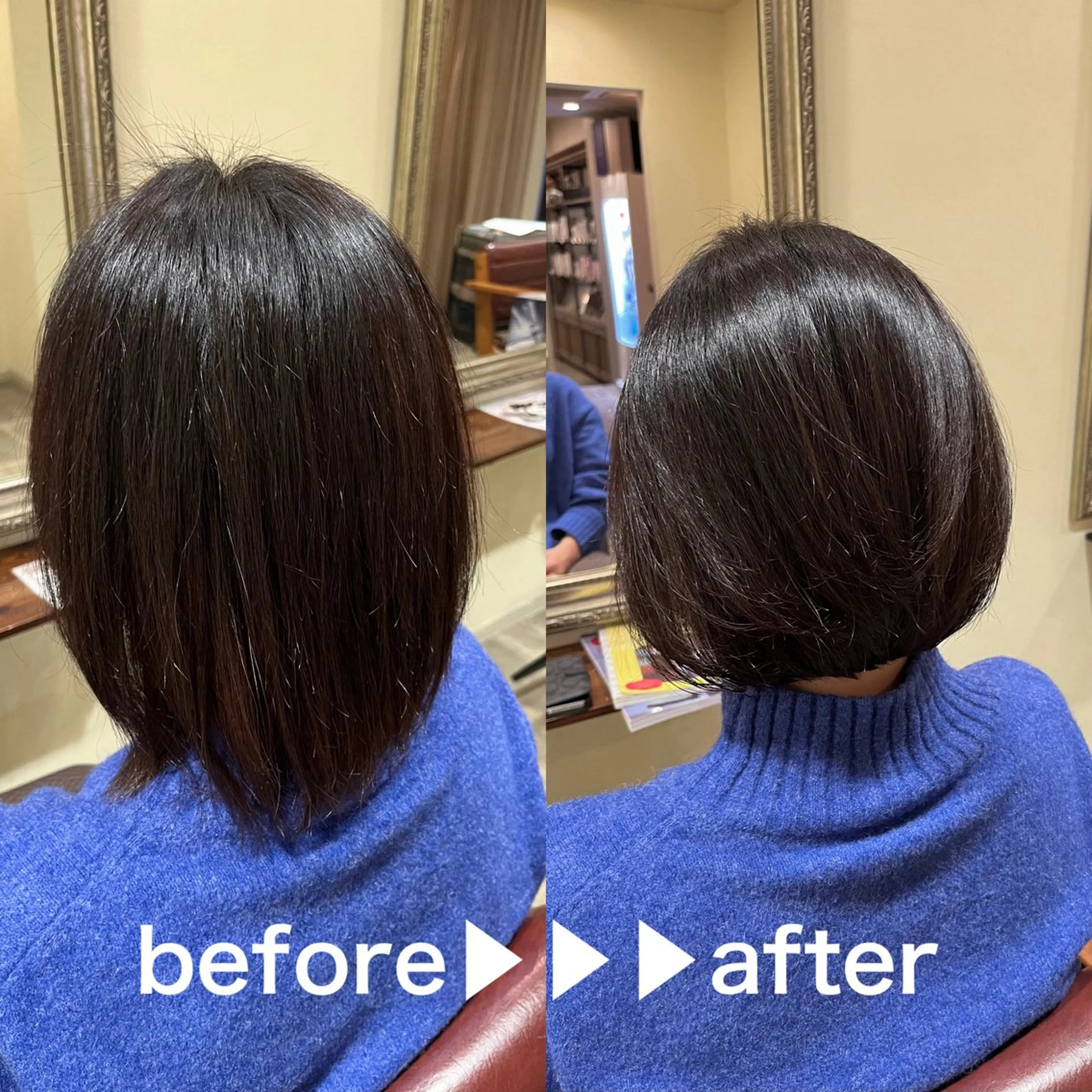 ショート ボブ レイヤーカット 西川 舞彩のヘアスタイル