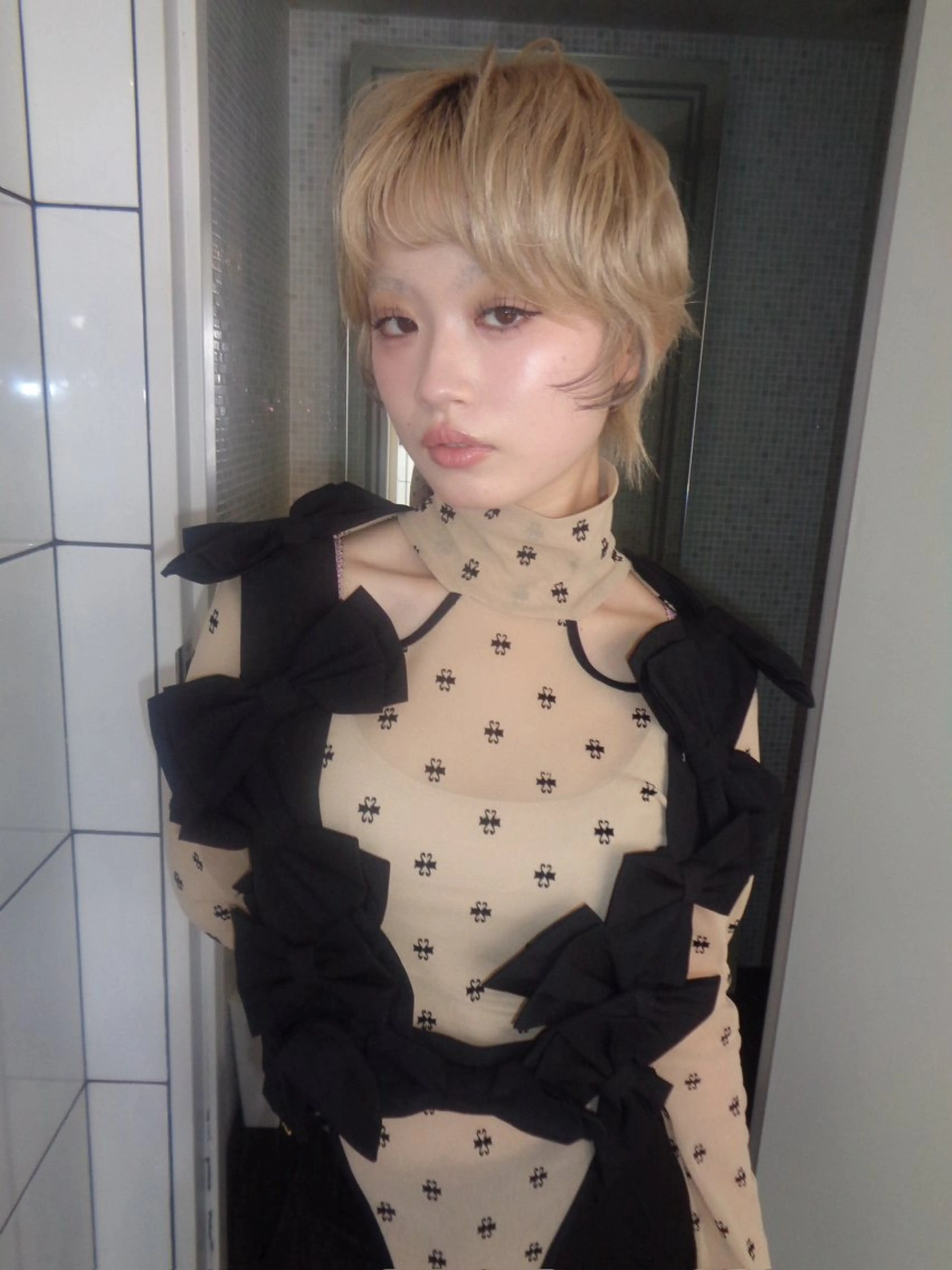 ショート カラー ヘアアレンジ SERINA🎀/パ ーマモデル募集中🫧のヘアスタイル