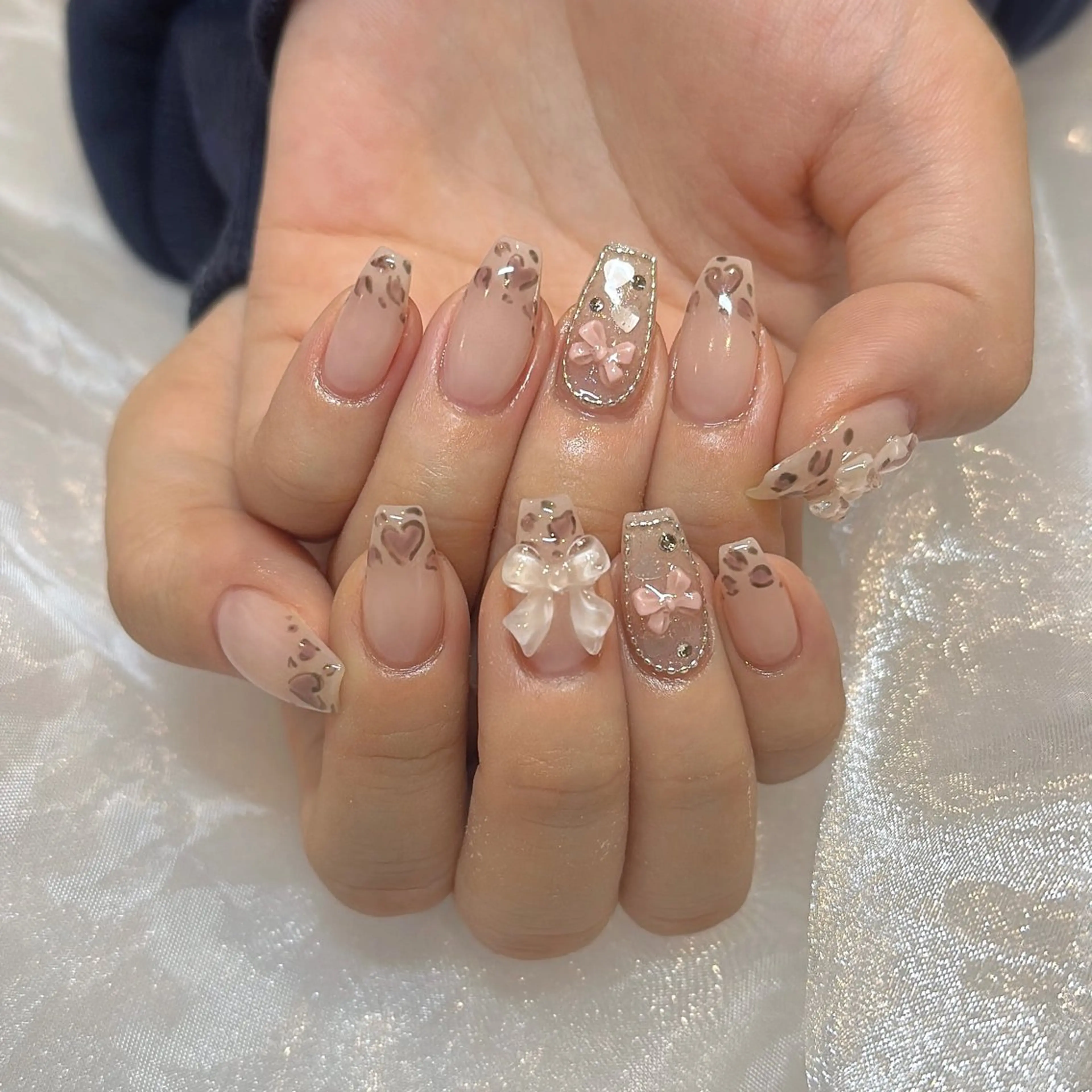 ネイル ハンドネイル 🧸原宿の美フォルム ネイリスト🧸いいだのネイルデザイン