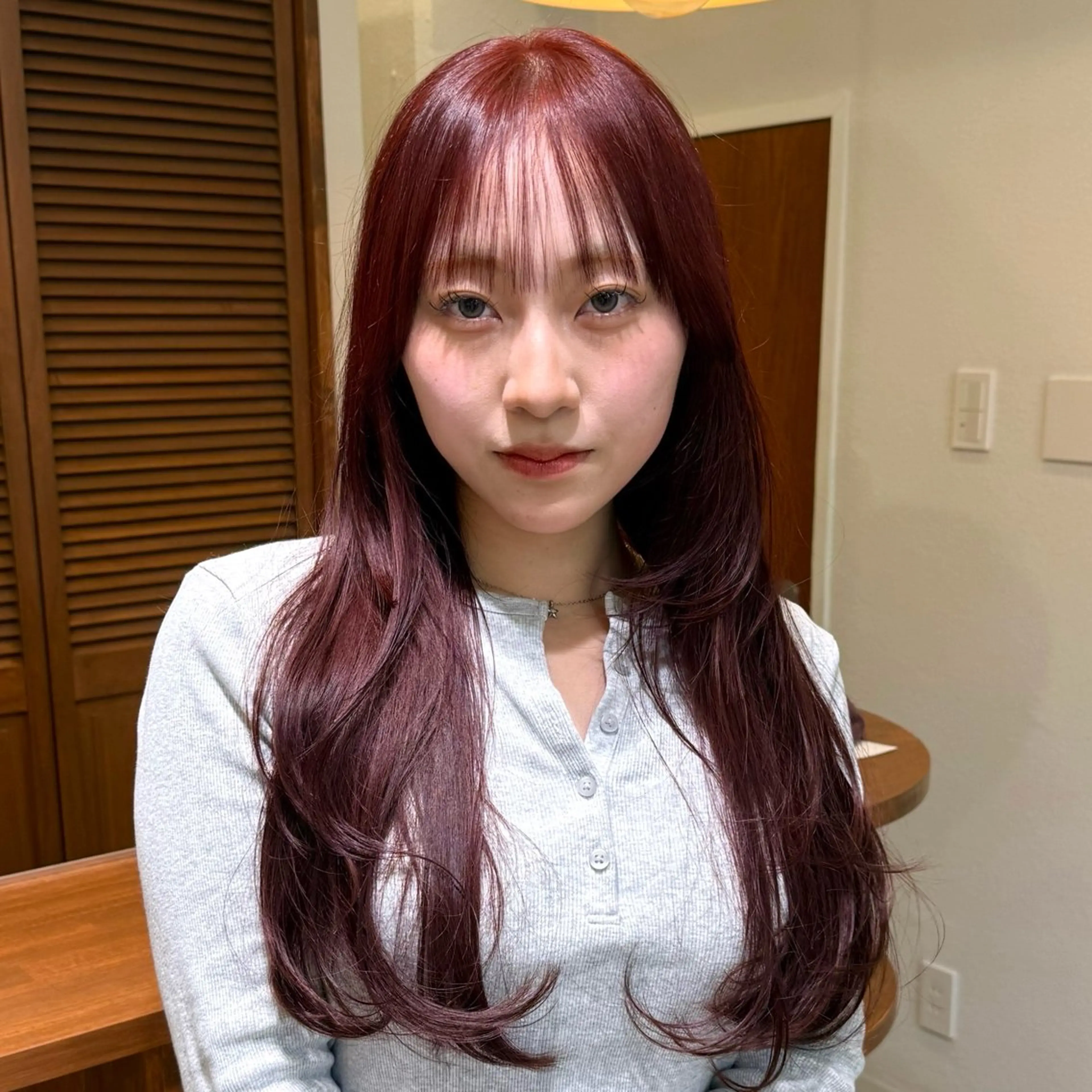 【人気No.2】ブリーチなしで高発色◎ダブルカラー＋カット＋トリートメントの写真