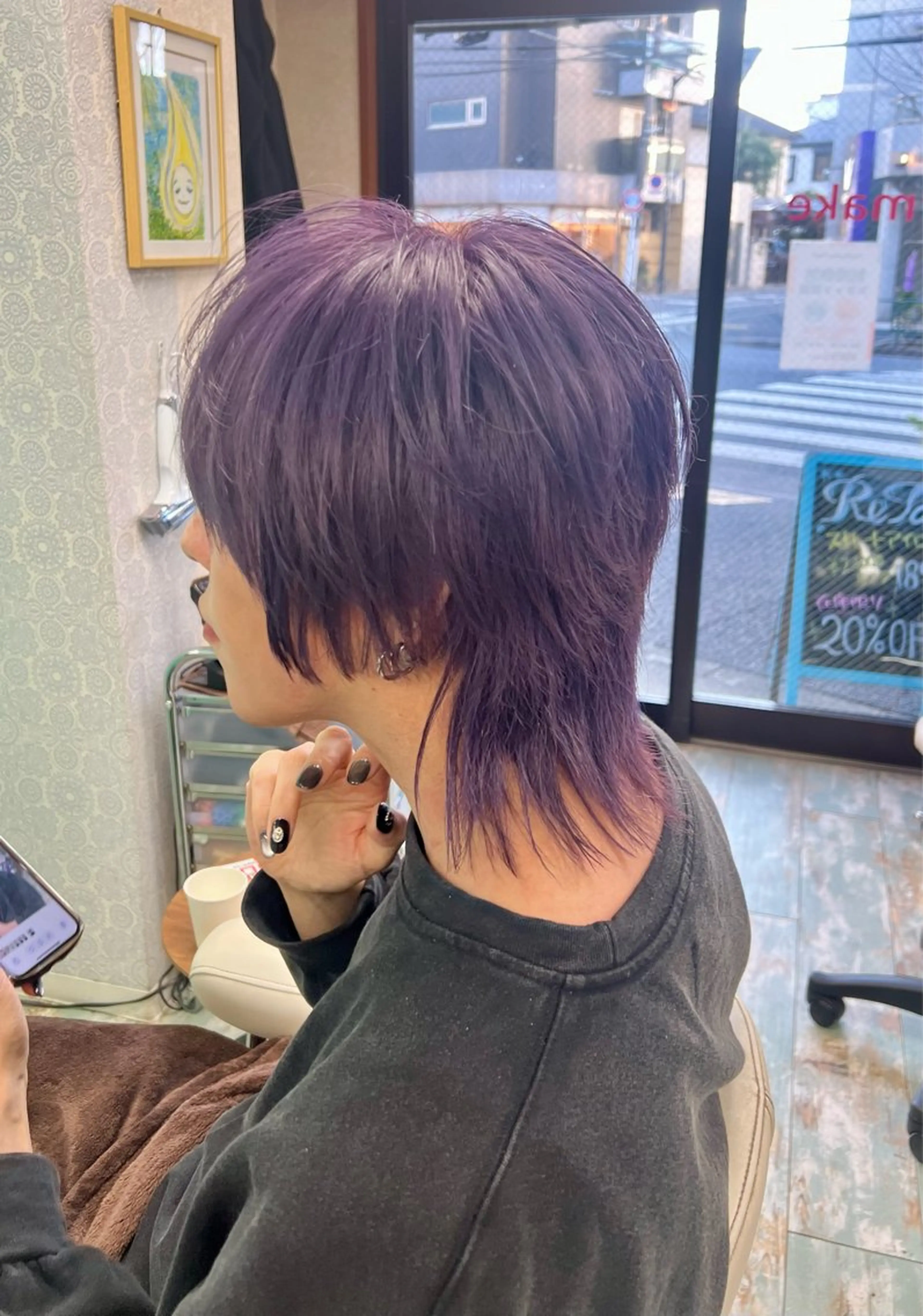 ミディアム カット ヘアカラー 田牧 みゆきのヘアスタイル
