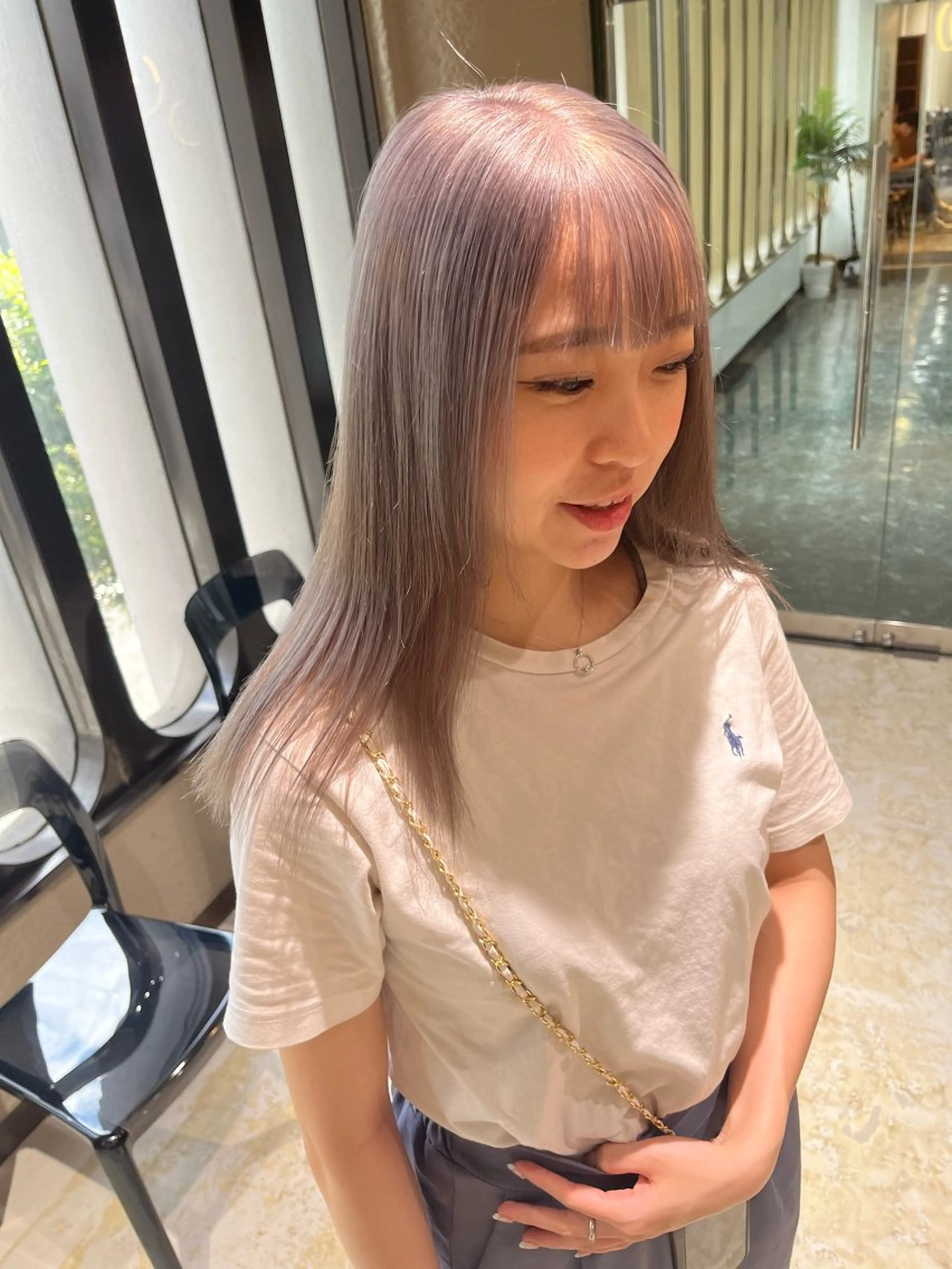 セミロング ヘアカラー トリートメント 🏅EIGHT難波/ 【店長】タモツのヘアスタイル