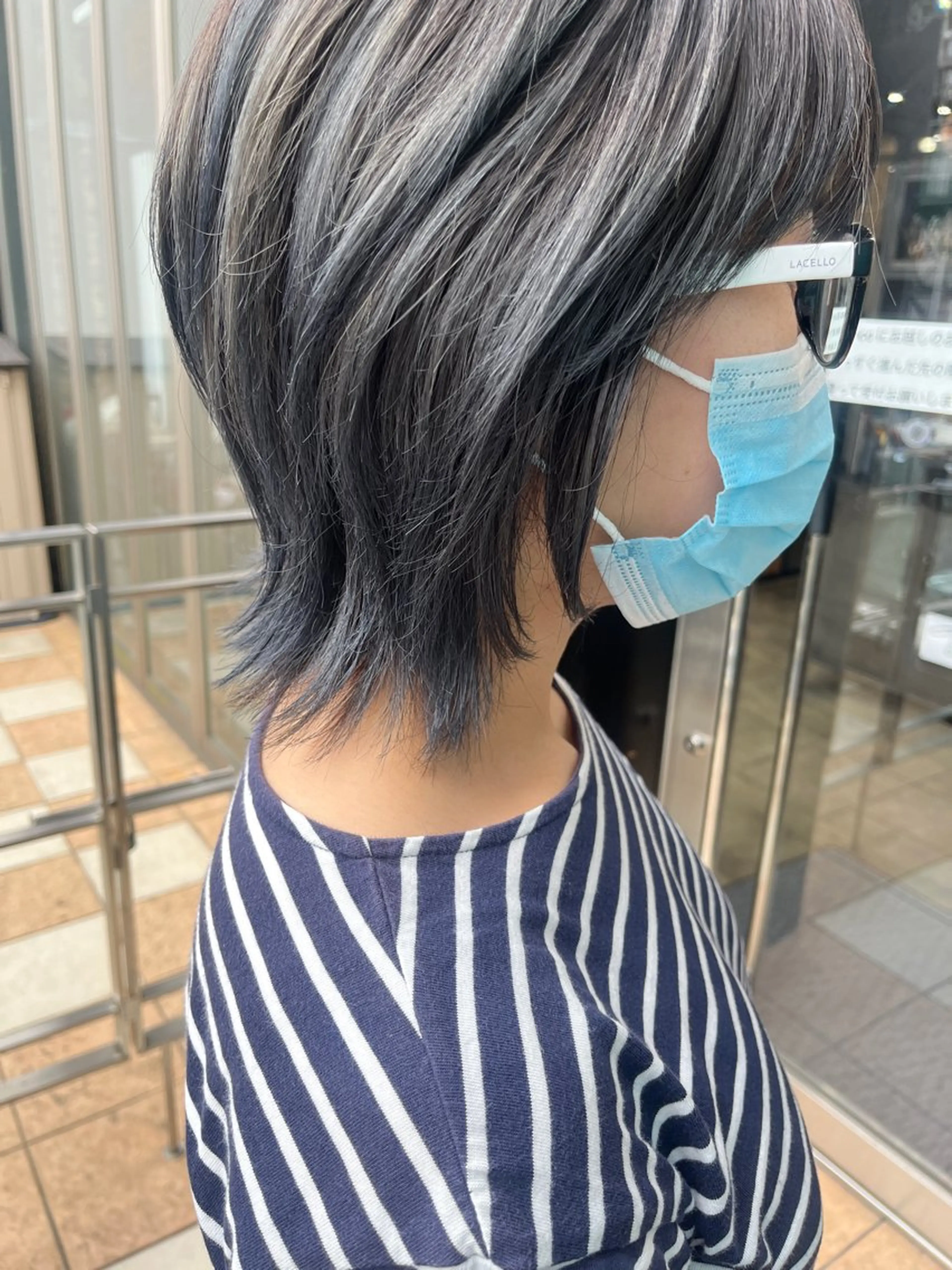 セミロング カラー パーマ ヘアアレンジ メンズ キッズ ネイル マツエク・マツパ アイブロウ メンズブリーチ メンズハイライト メンズインナーカラー メンズ韓国風 ブリーチ カット 久木原 ゆりのヘアスタイル