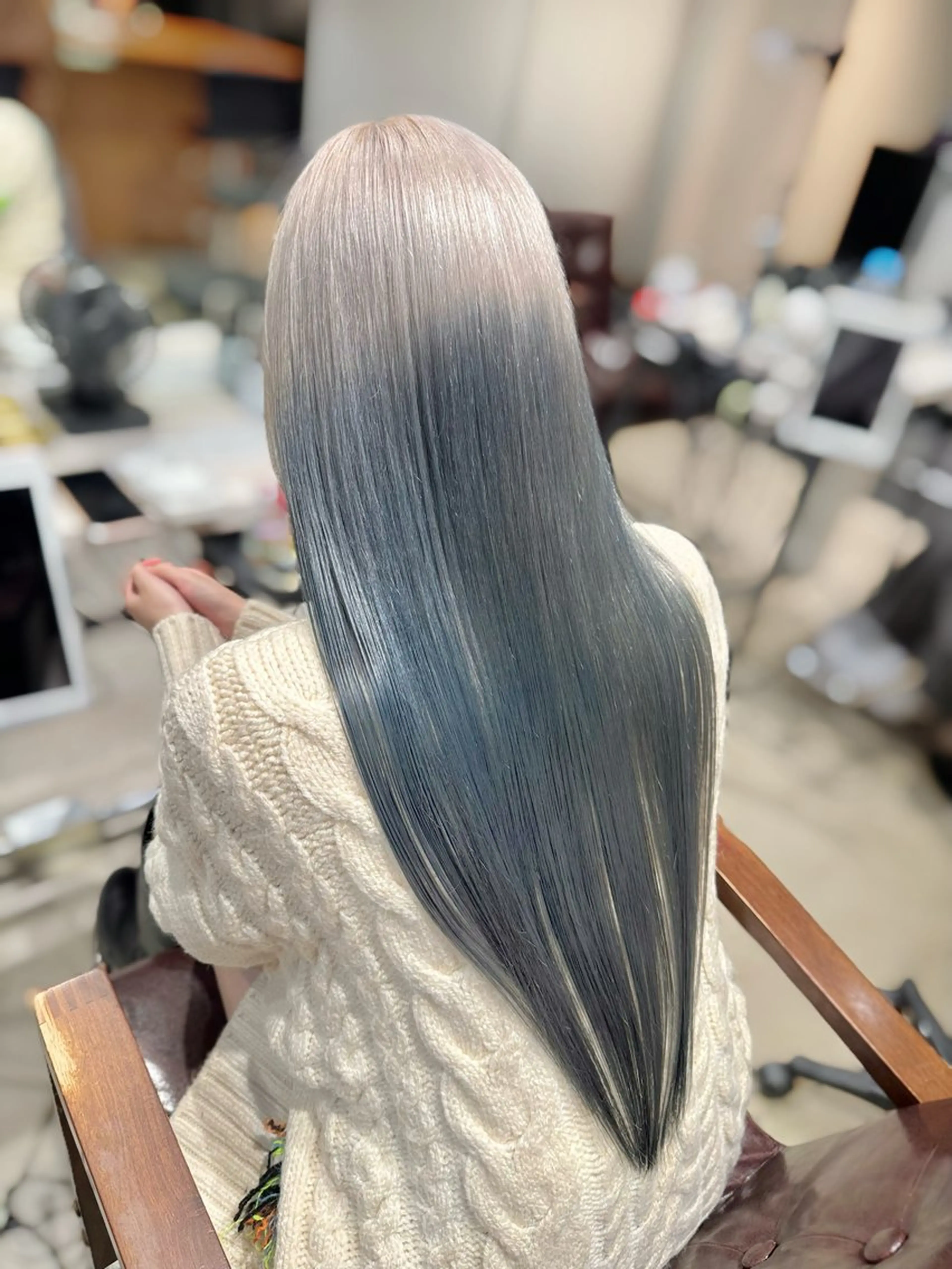 ロング カラー ヘアカラー 🌻名古屋🌻 🫧ハイトーン🫧のヘアスタイル