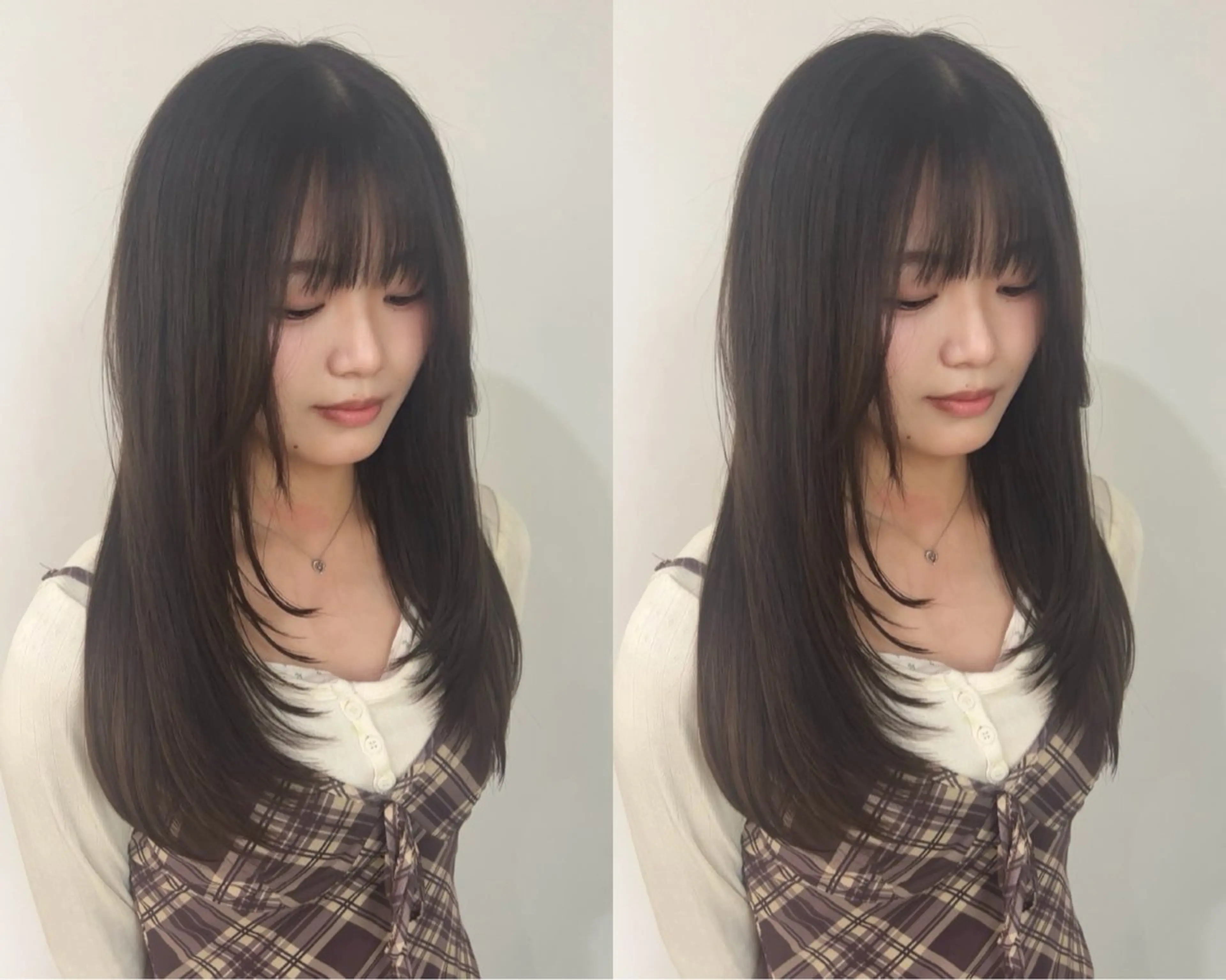 セミロング レイヤーカット カット トリートメント 小番 茜海のヘアスタイル