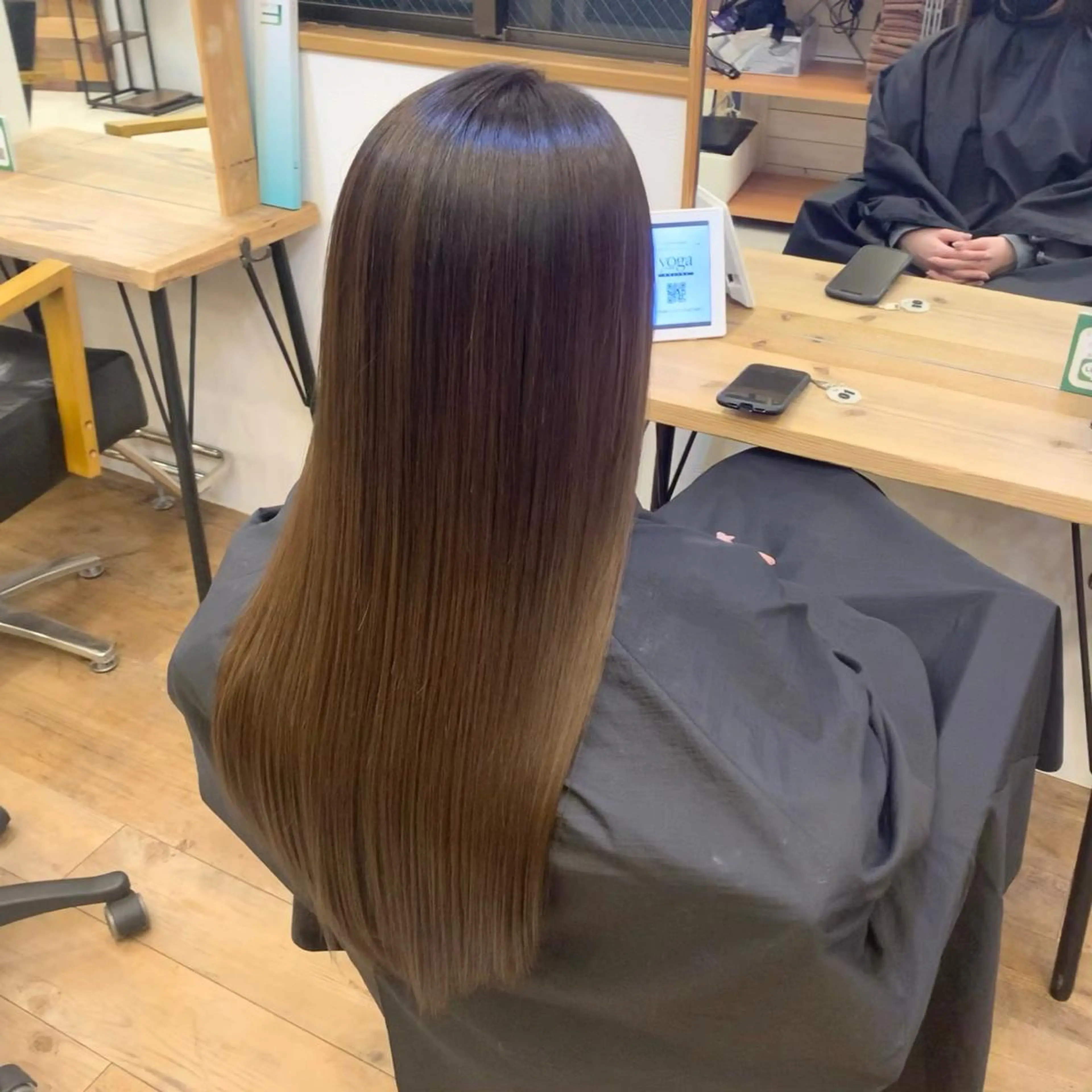 ロング ヘアカラー トリートメント 原山 直人のヘアスタイル