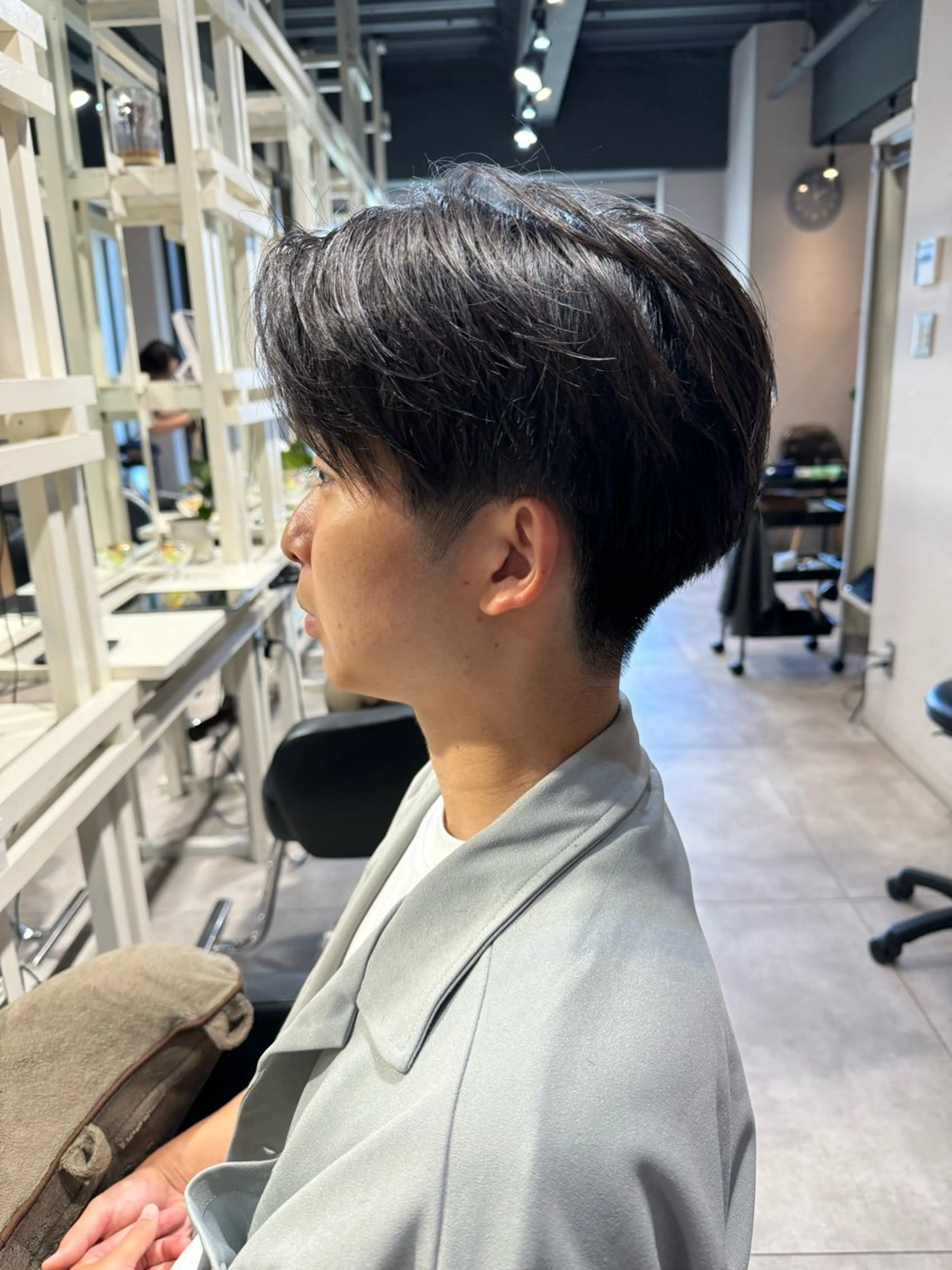 ショート メンズ センターパート カット 似合う髪型が 分からない方へのヘアスタイル