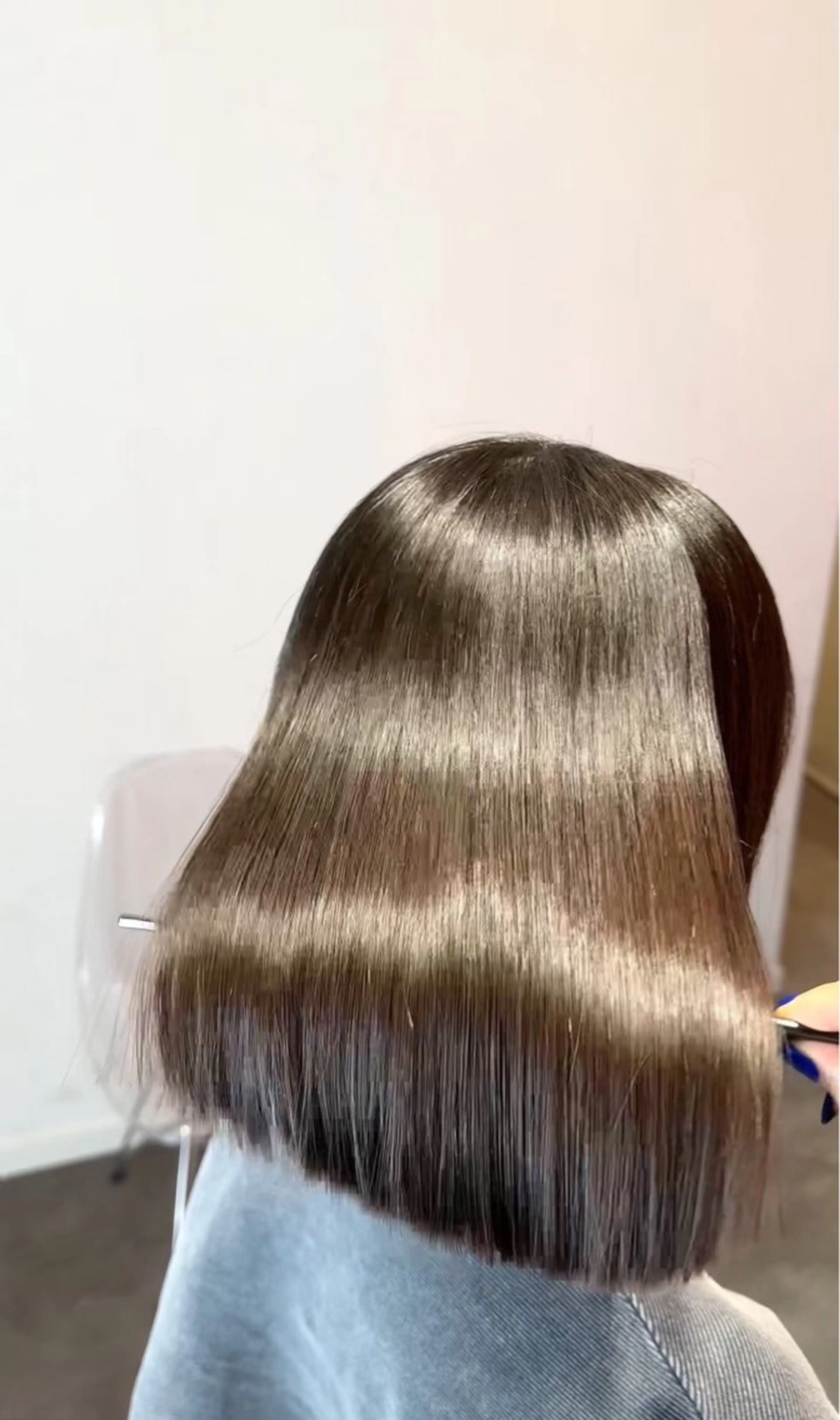 ミディアム 艶カラー美髪縮毛矯正 /髪質改善✨️ユウキのヘアスタイル