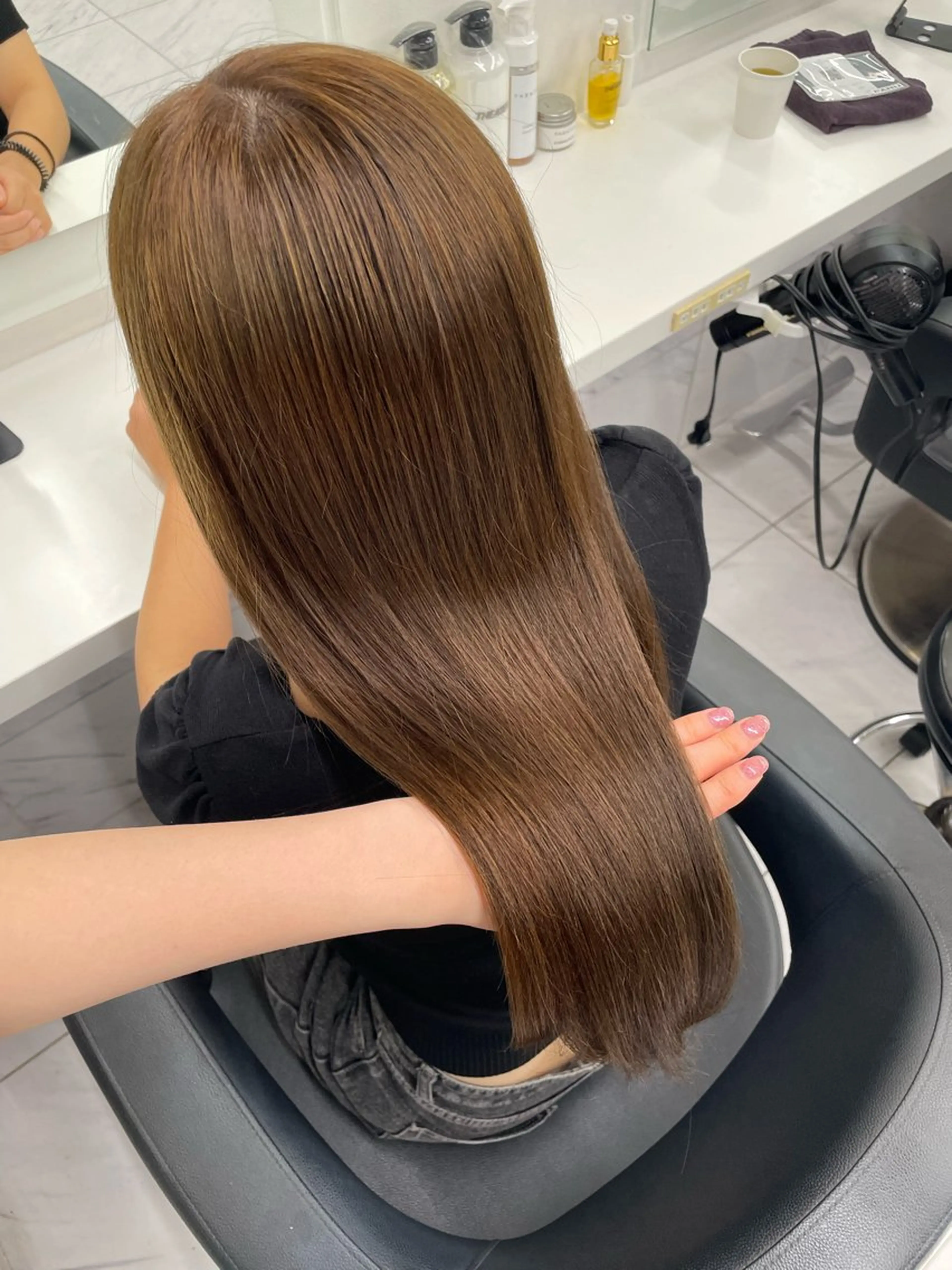 ロング カラー 🎀暖色/ラベンダー /paru🤍のヘアスタイル