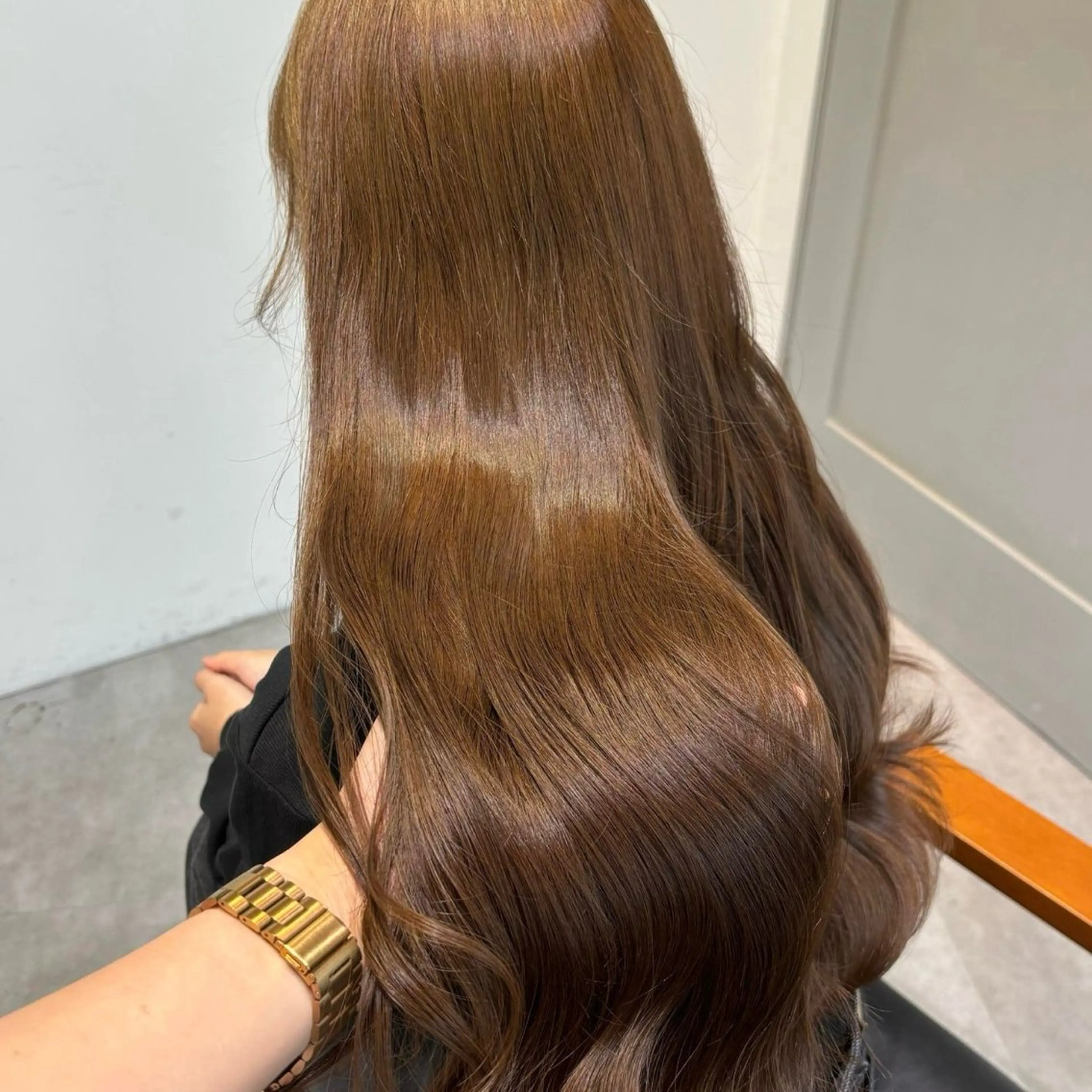ロング カラー ⟡.·Fuka/ ヘアメ🎀暖色カラーのヘアスタイル