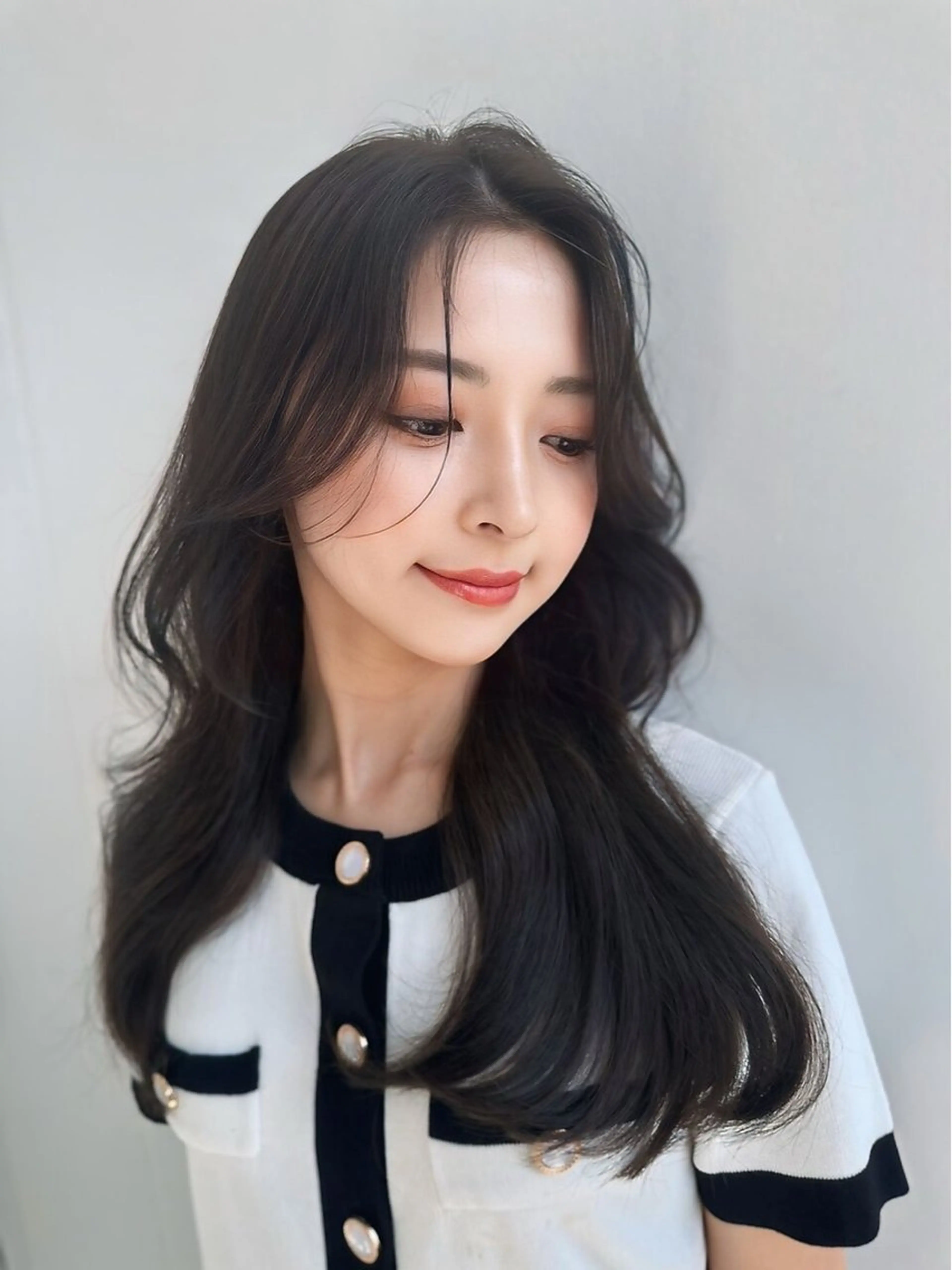 ✨ミニモ限定クーポン✨韓国風カット💫+ケアカラー🌈+超音波アイロンtr❣️💖期間限定💖40%off❣️の写真