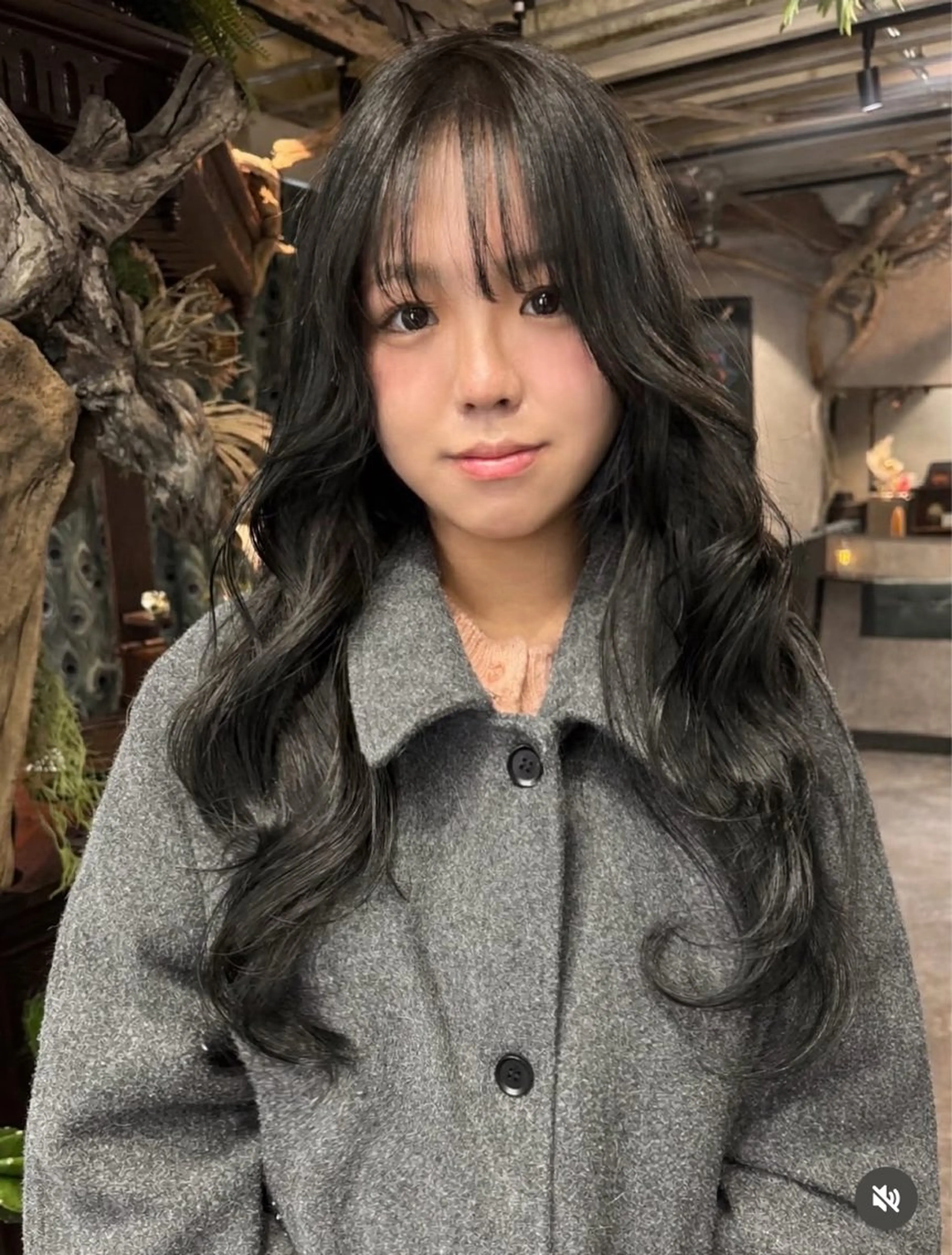 ミディアム カラー パーマ ヘアアレンジ ヘアカラー 心斎橋美容室 Junのヘアスタイル