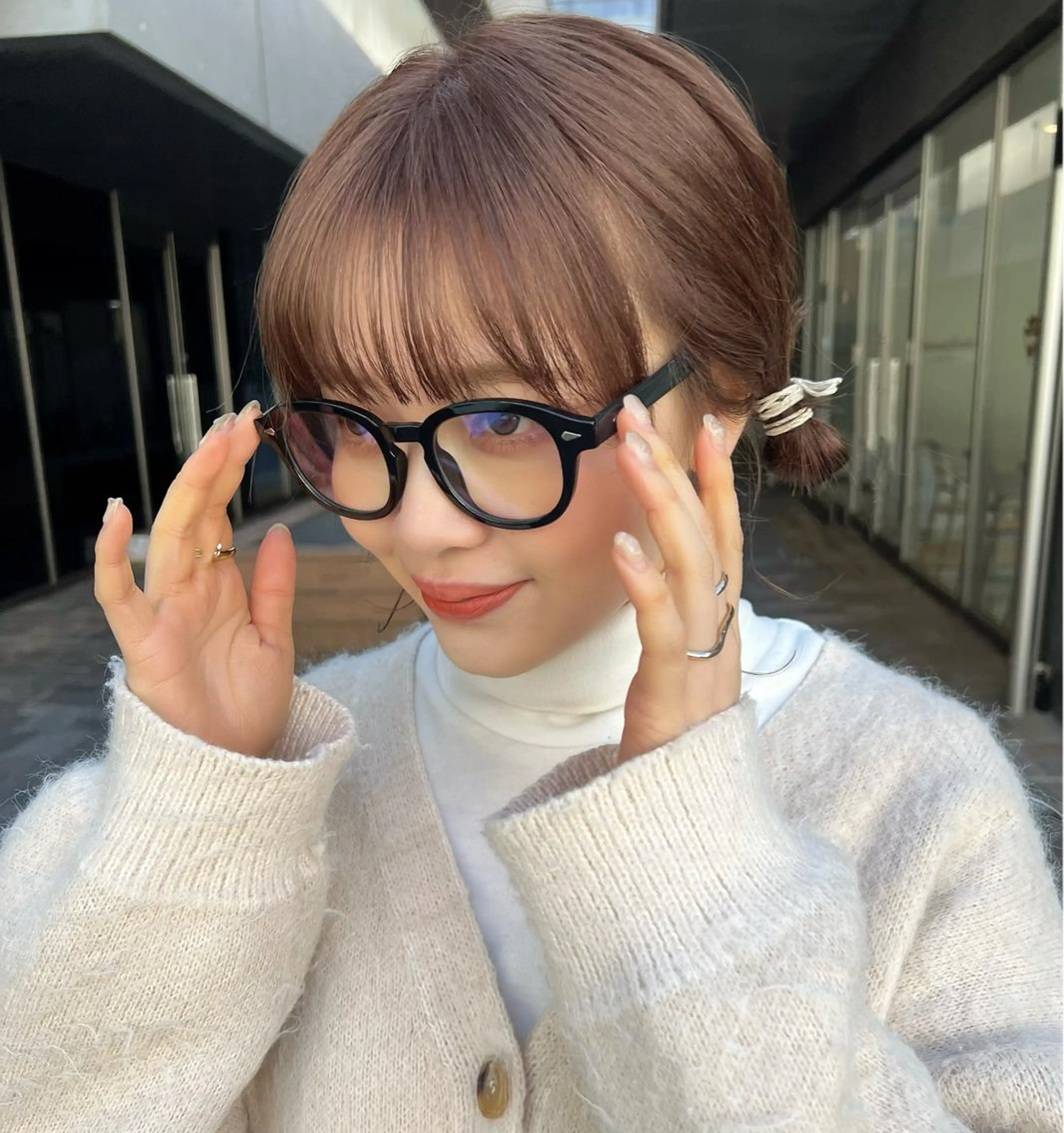 ショート ボブ 🎧パーソナルケア/ 透明感カラー/ミユのヘアスタイル