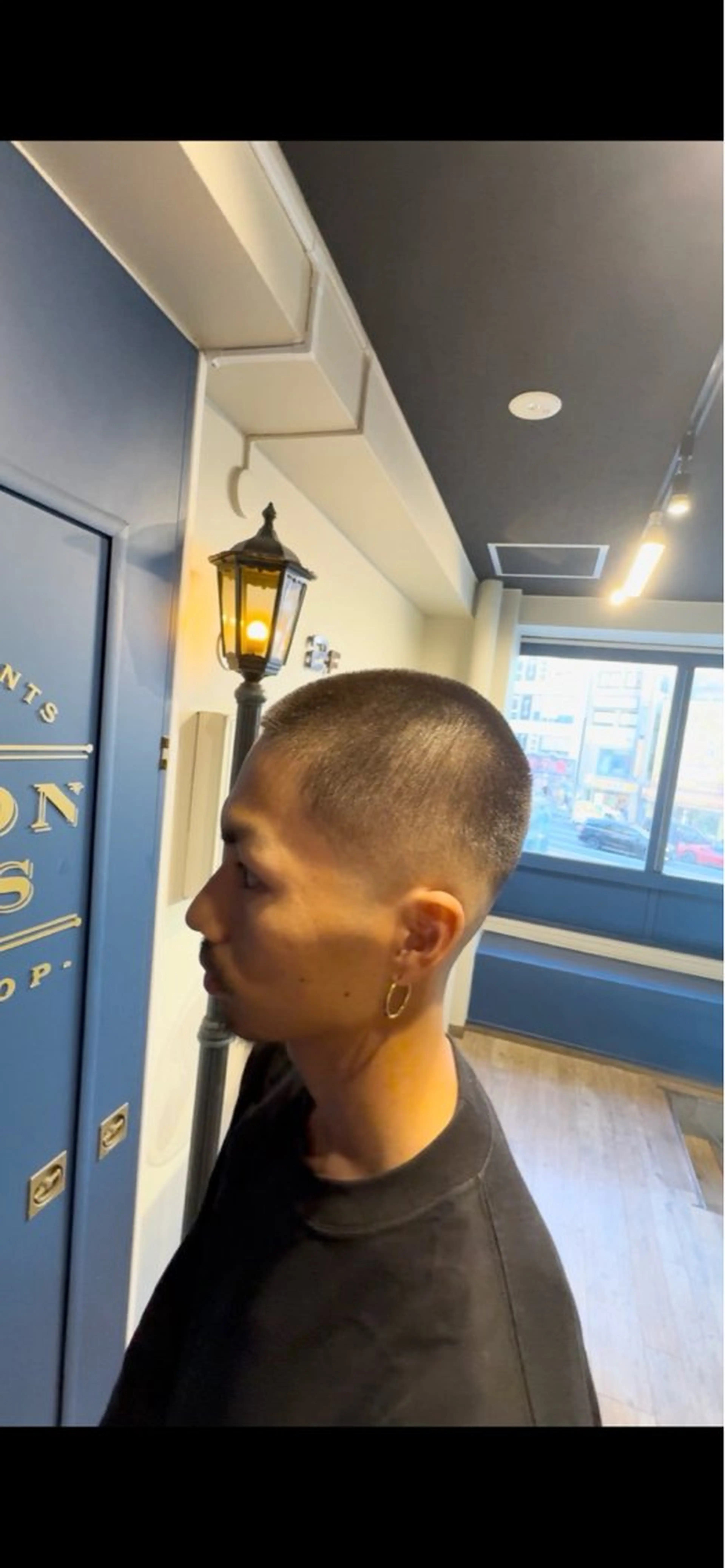 ヘアアレンジ メンズ フェードカット 田中 温斗のヘアスタイル