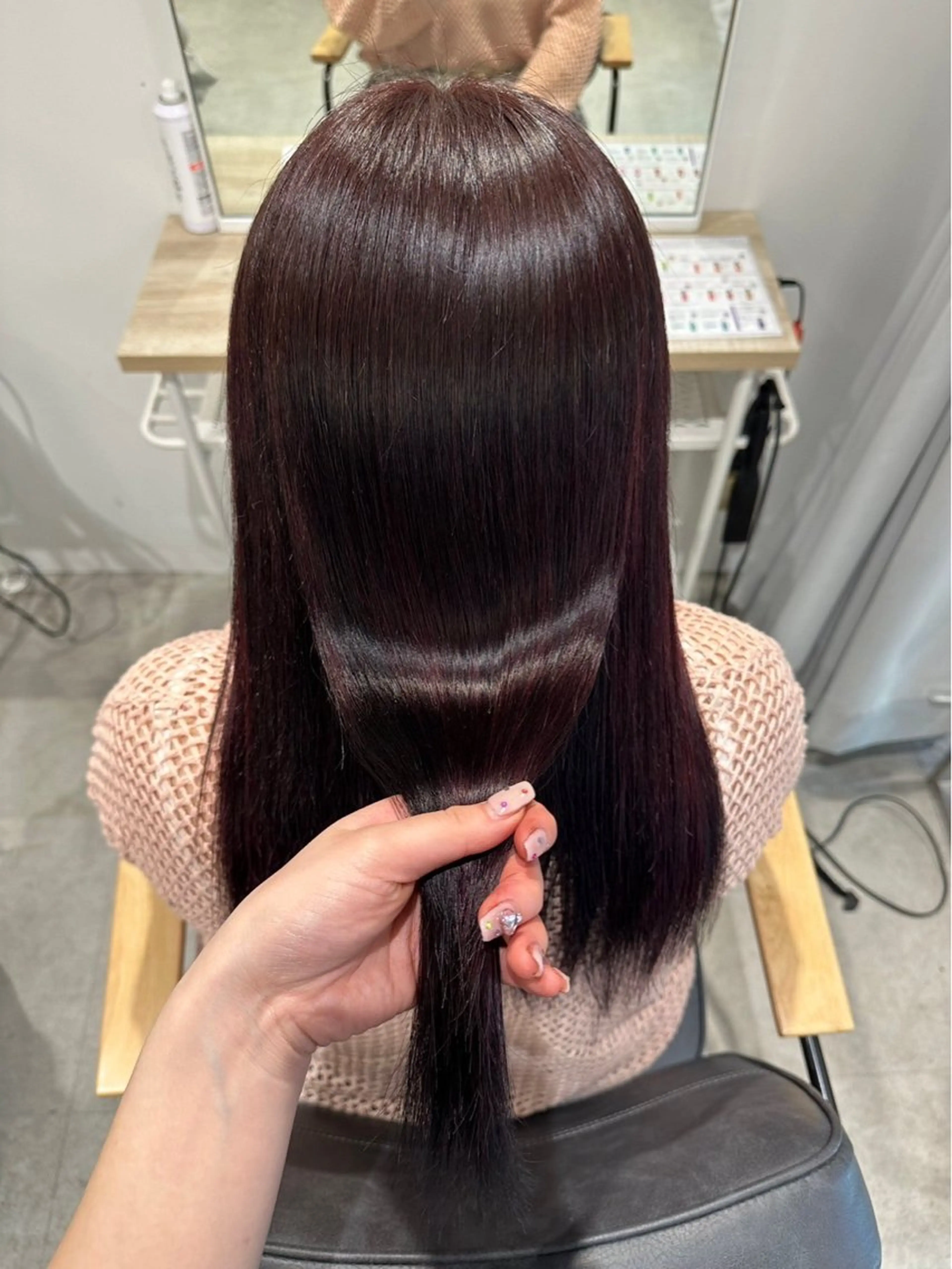 セミロング ARISA︎ メンズハイトーンのヘアスタイル