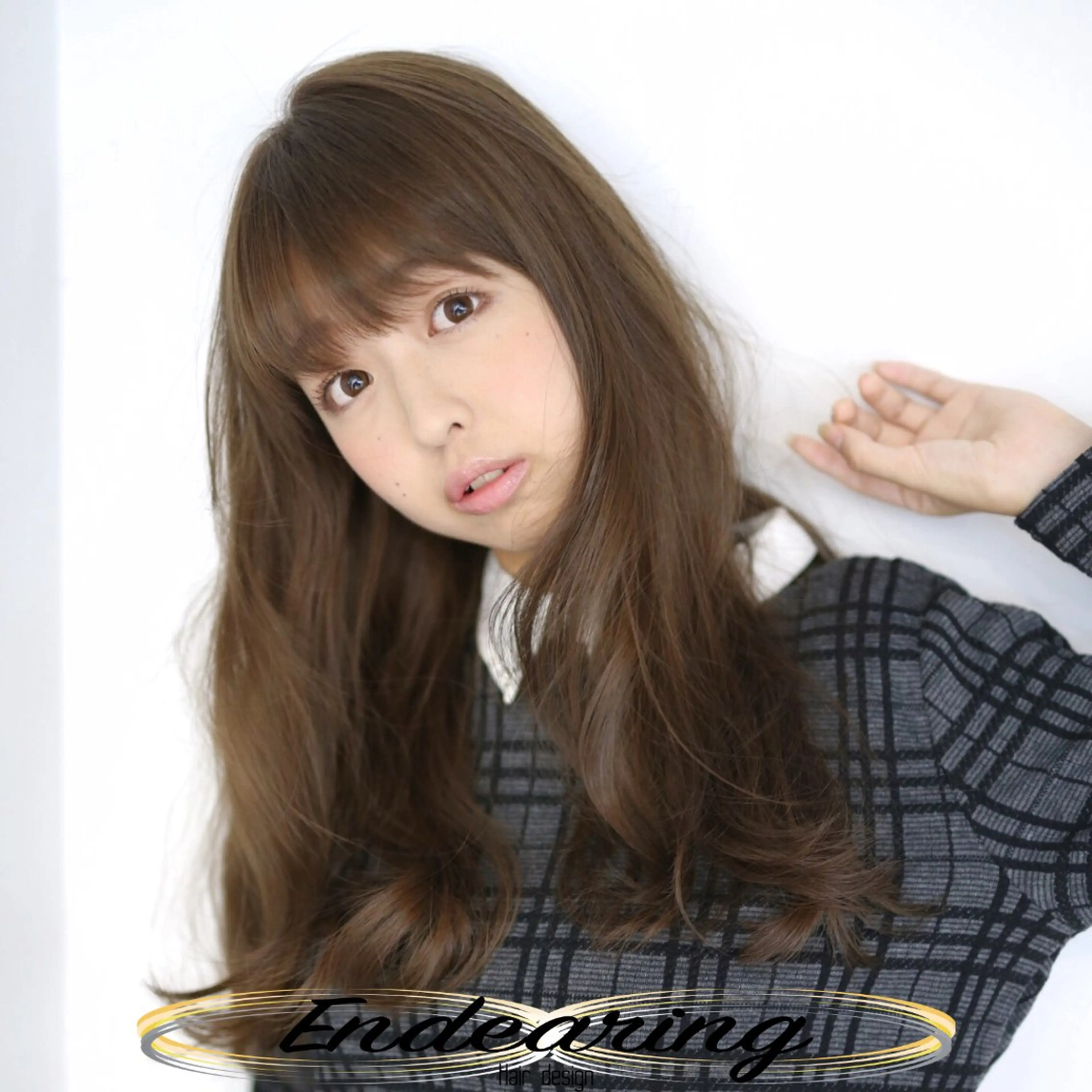 カラー ベージュカラー 透明感カラー カット ヘアカラー Endearing 銀座/レイヤーカットのヘアスタイル