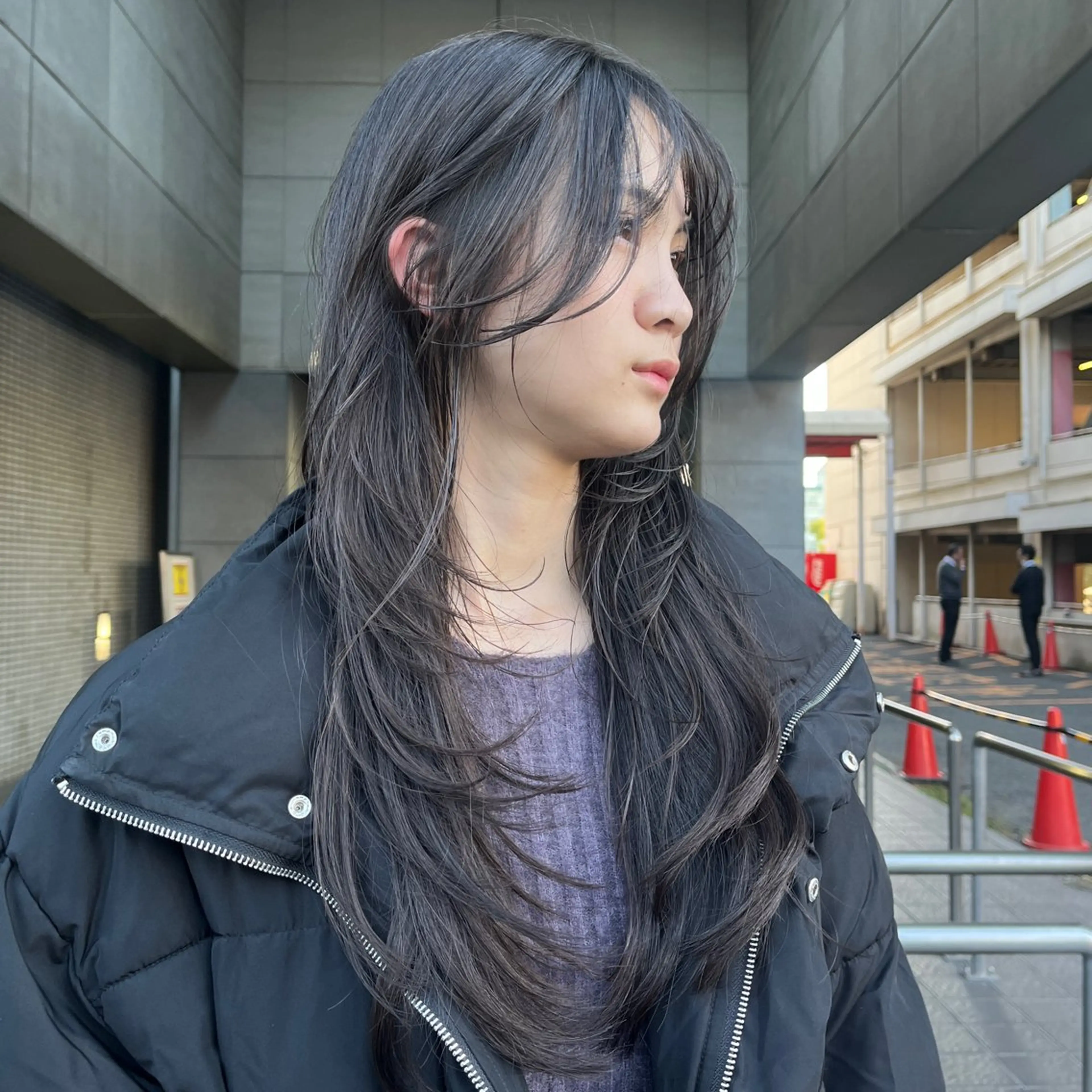 ロング たおちゃん／レイヤー ／透明感カラーのヘアスタイル