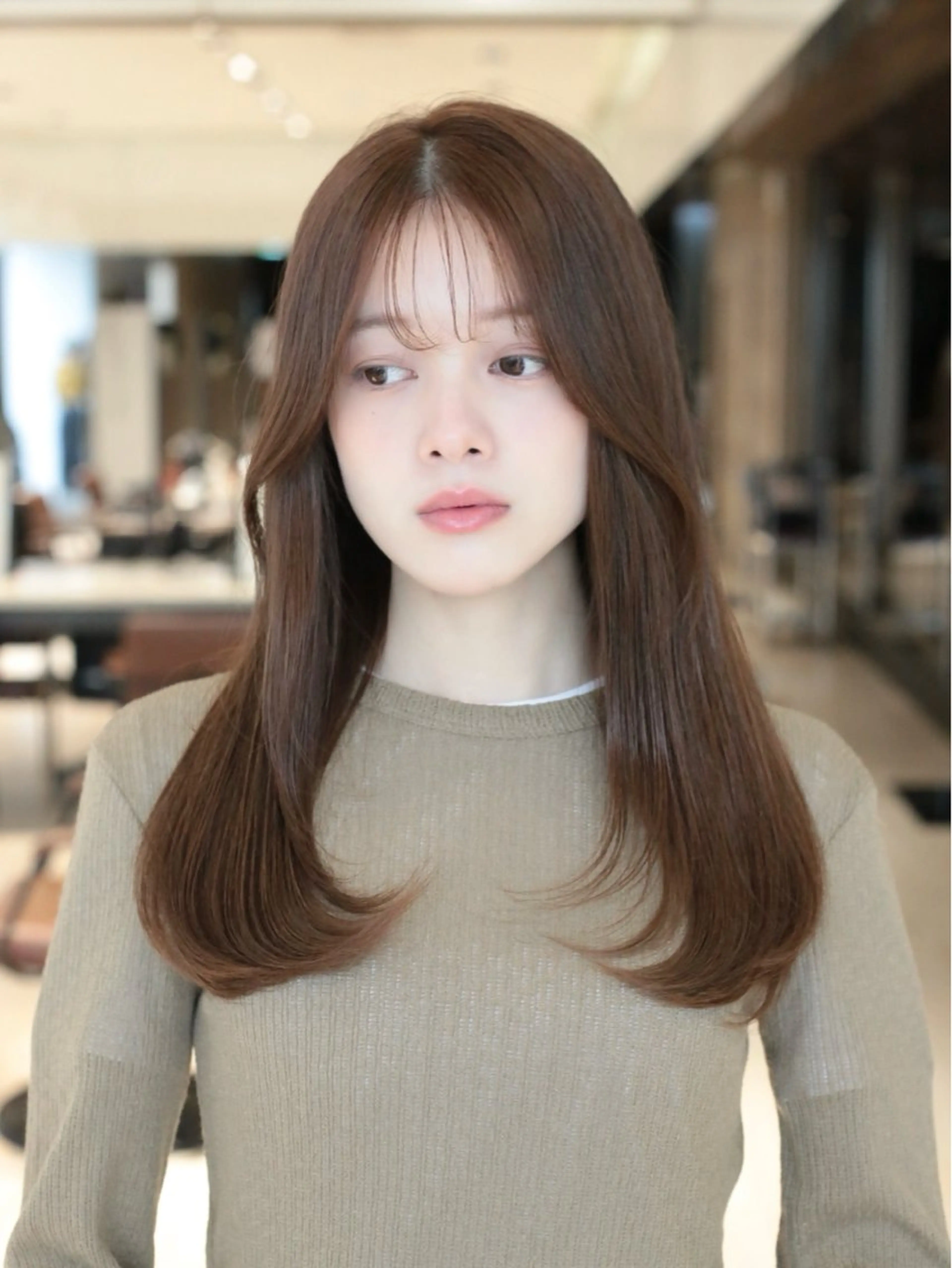 ロング カラー レイヤーカット カット ヘアカラー トリートメント レイヤー/顔周り /透明感🩶高橋大のヘアスタイル