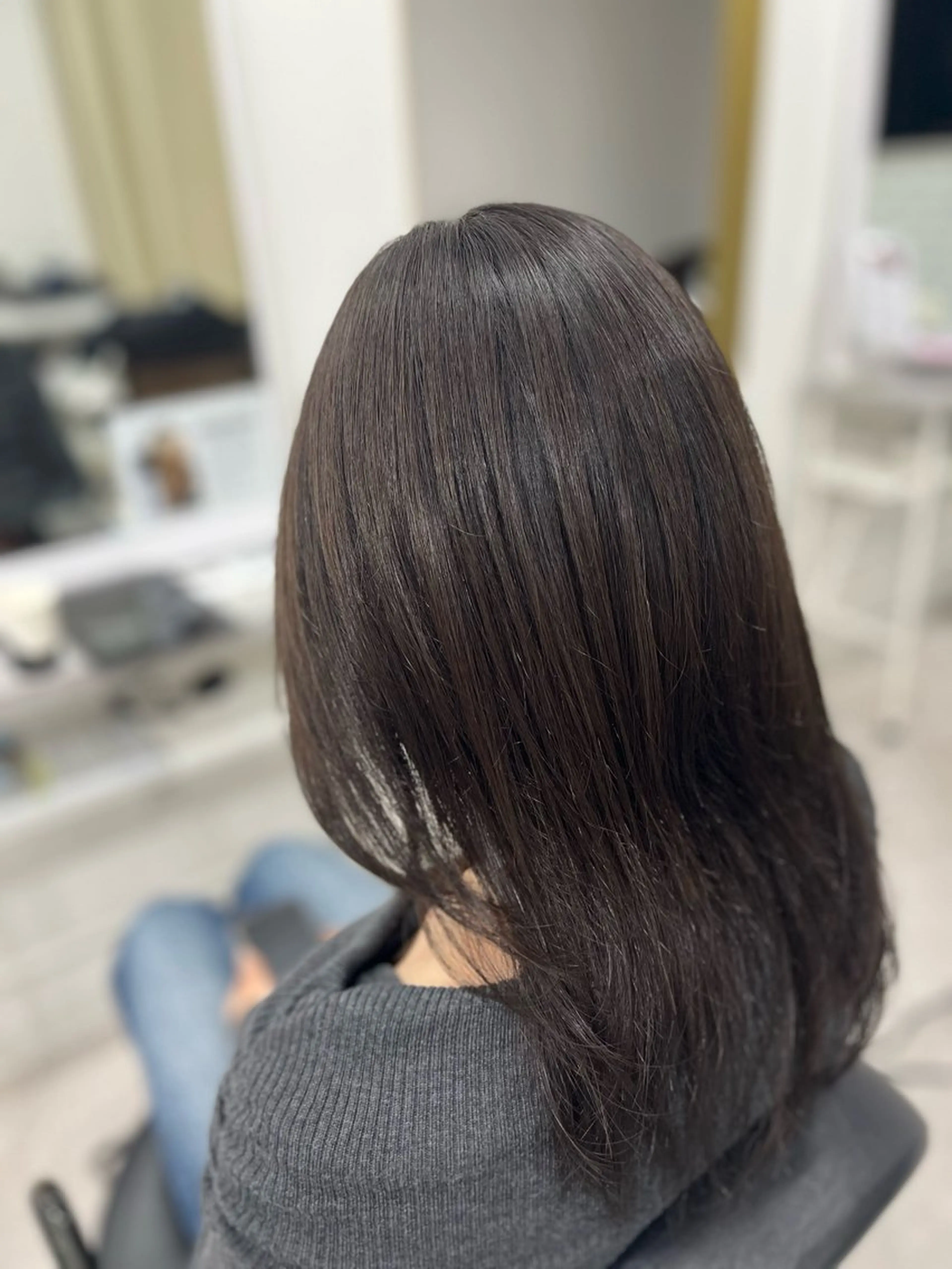 ミディアム カラー グレージュ バイオレットカラー バイオレットグレージュ カット ヘアカラー トリートメント 🫧ぷる艶カラー🫧 Yuubi🦩のヘアスタイル