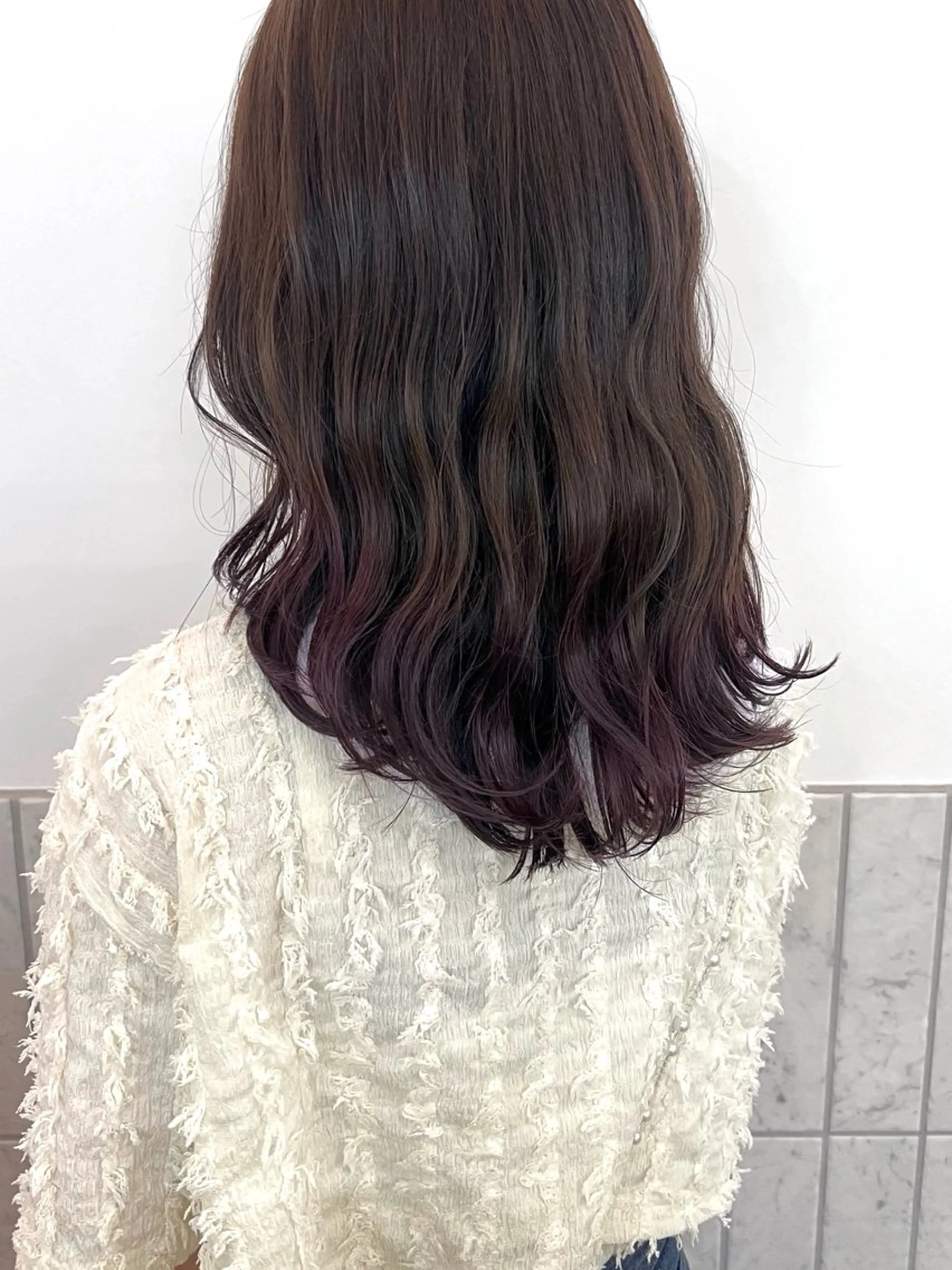 ロング カラー ヘアカラー Terve. 赤松 メイのヘアスタイル