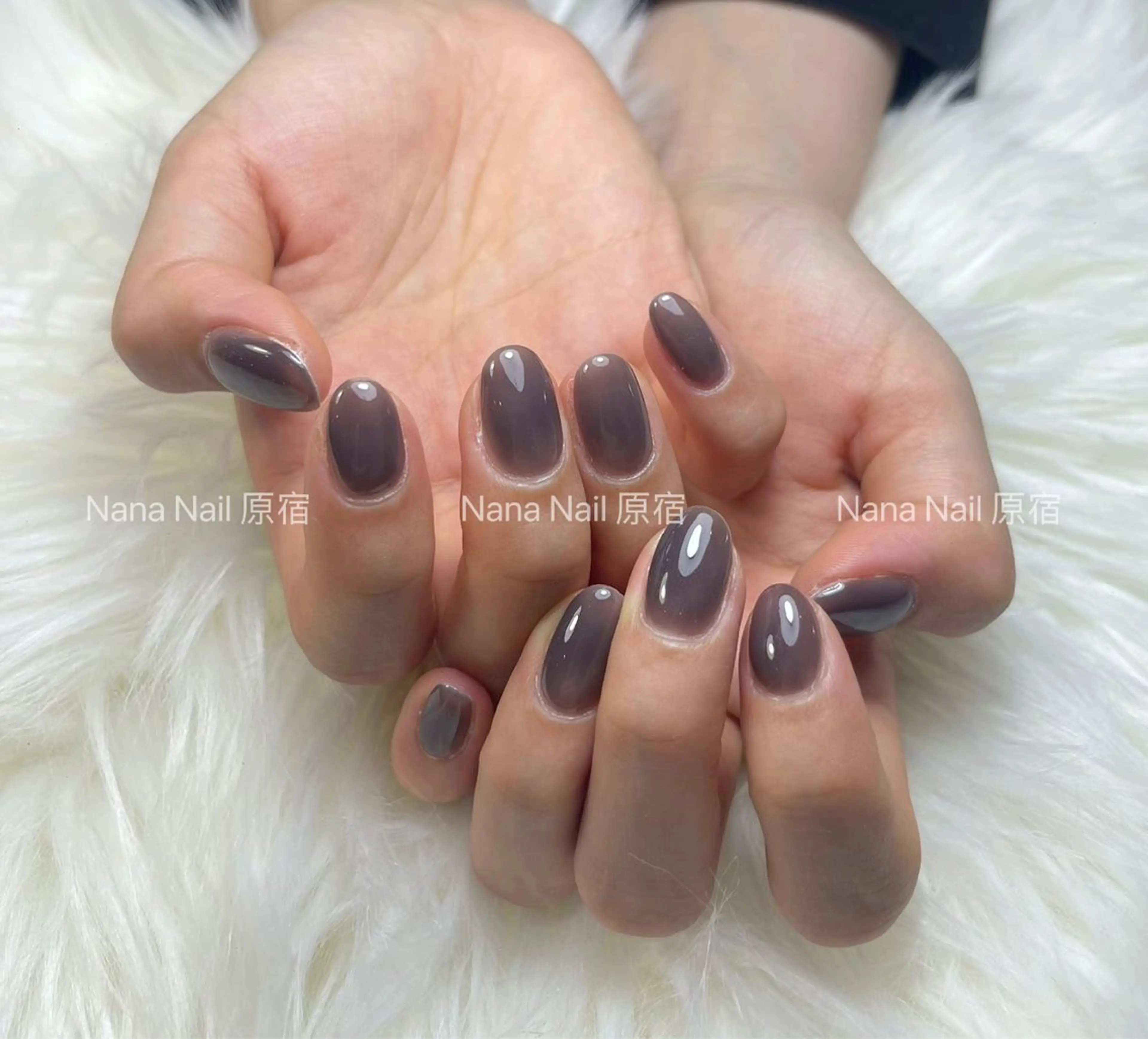 ネイル ワンカラーネイル ハンドネイル Unicorn Nail原宿表参道のネイルデザイン